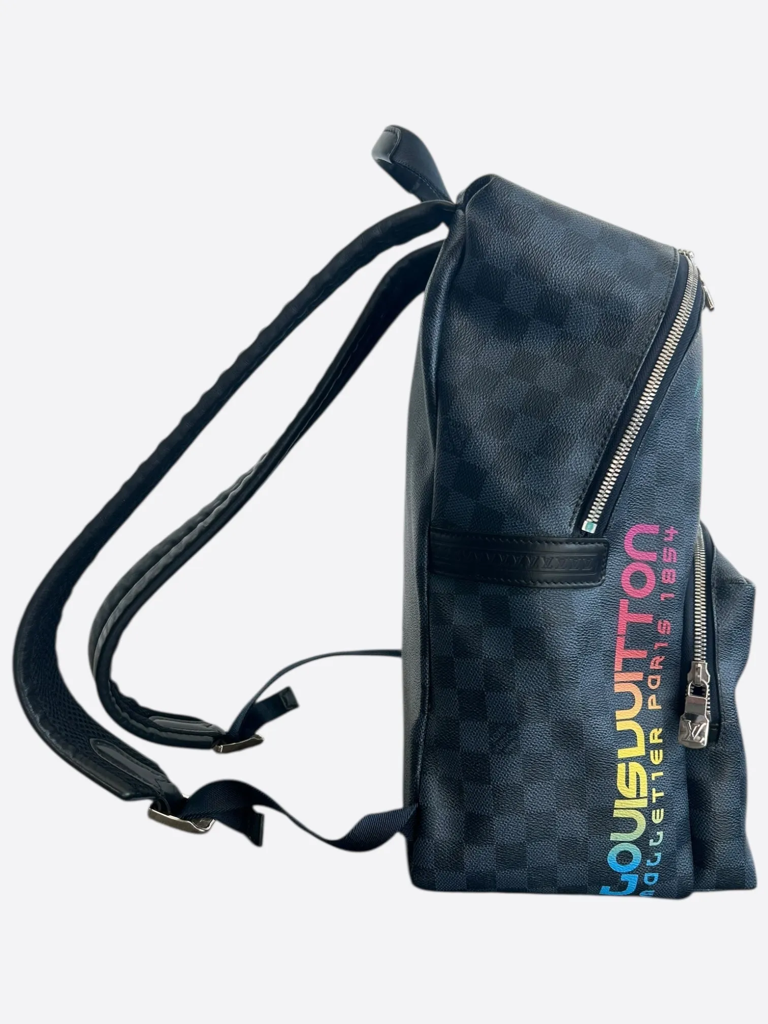 Louis Vuitton Cobalt Damier Safari Jungle Discovery Backpack