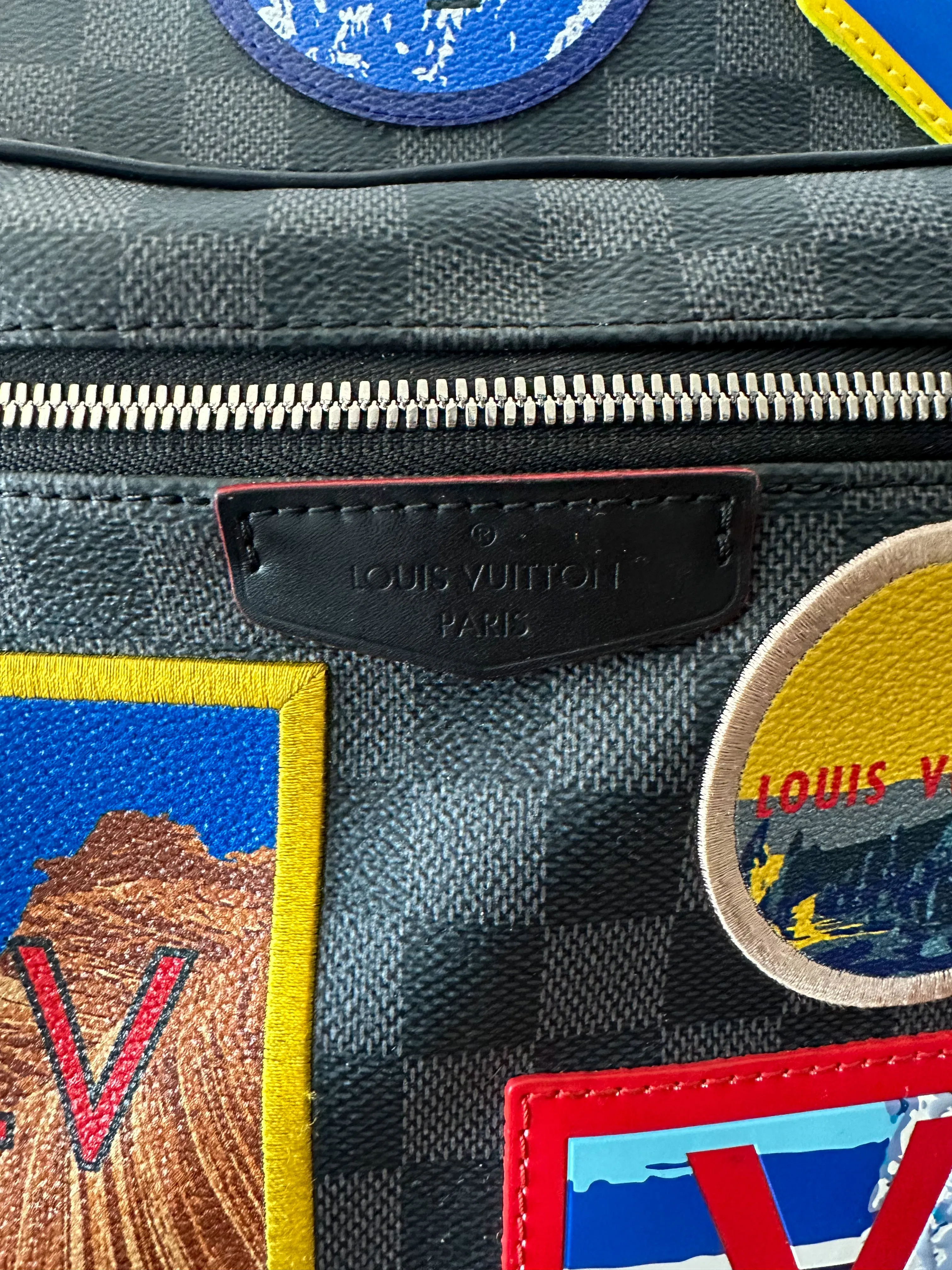 Louis Vuitton Damier Graphite Alps Patches Josh Backpack