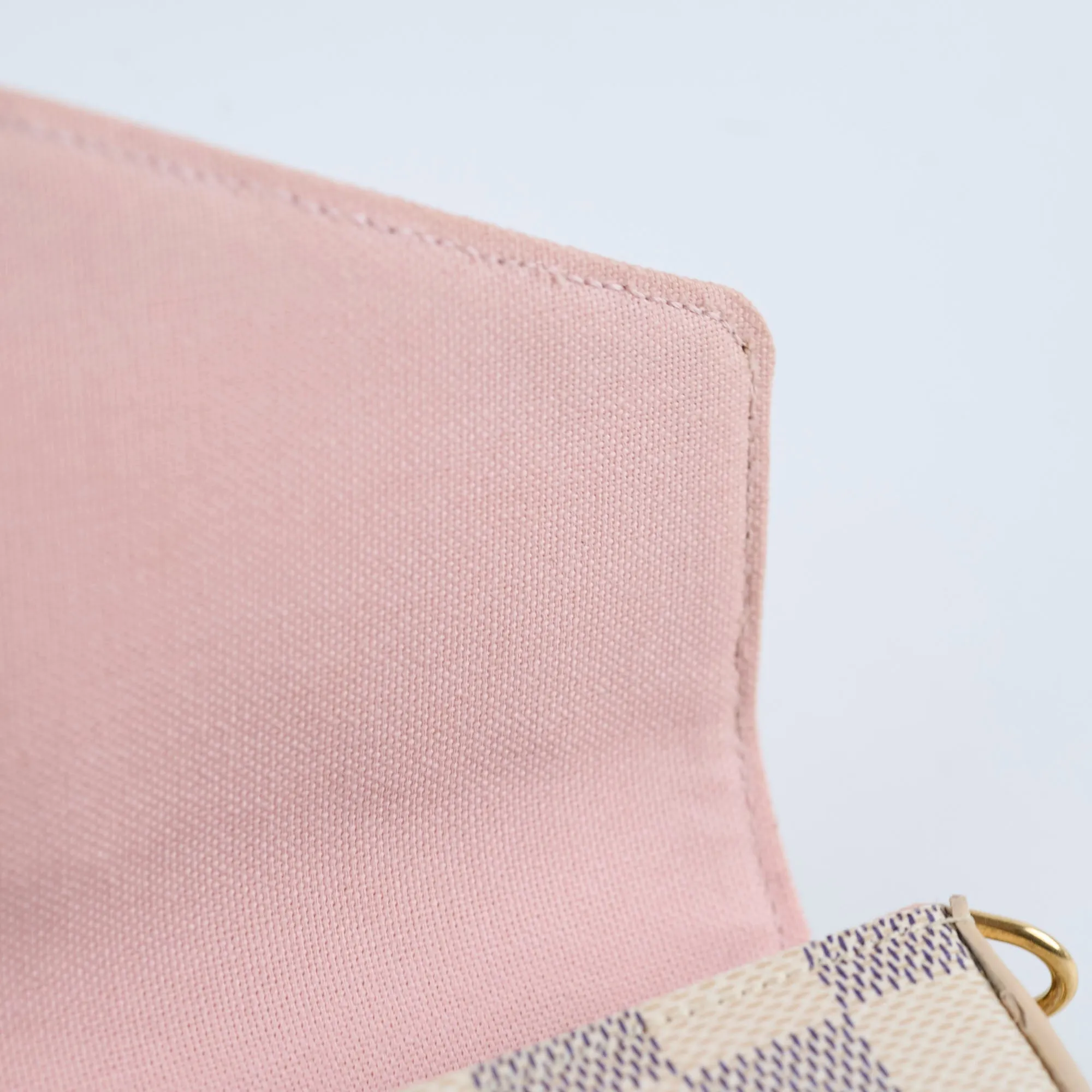 Louis Vuitton Felicie Crossbody clutch Damier Azur