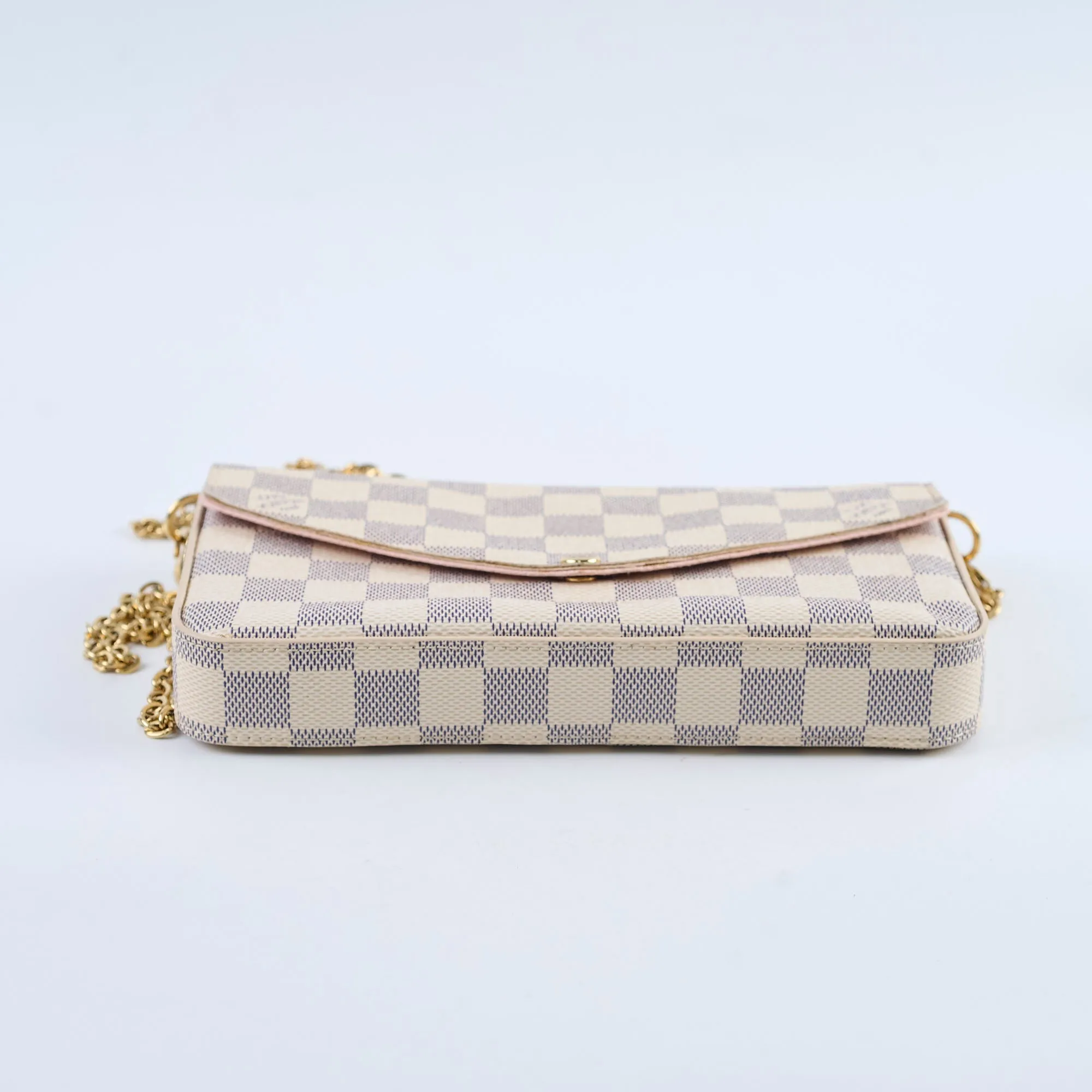 Louis Vuitton Felicie Crossbody clutch Damier Azur