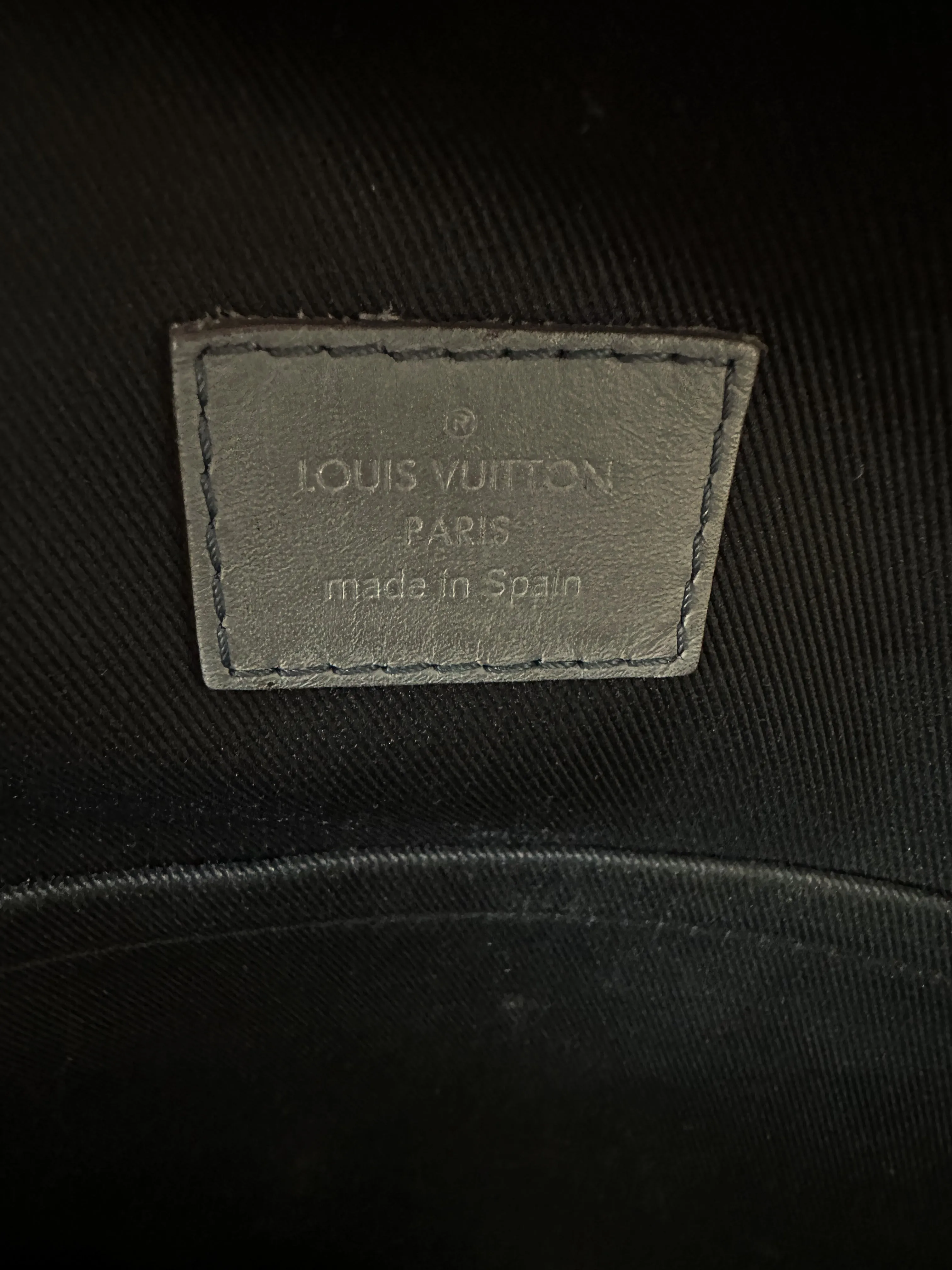 Louis Vuitton Grey Damier Infini Leather Campus Backpack
