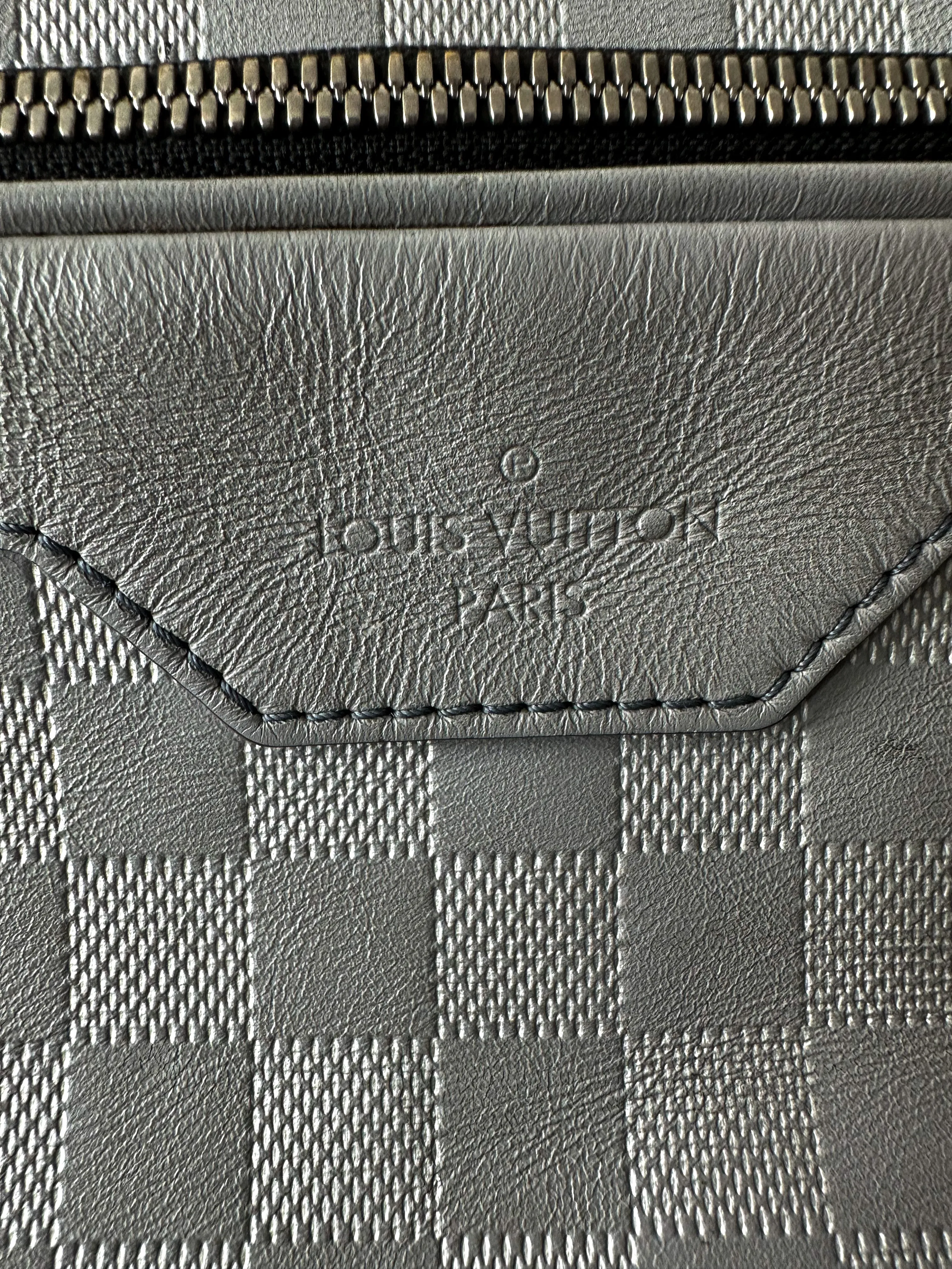 Louis Vuitton Grey Damier Infini Leather Campus Backpack