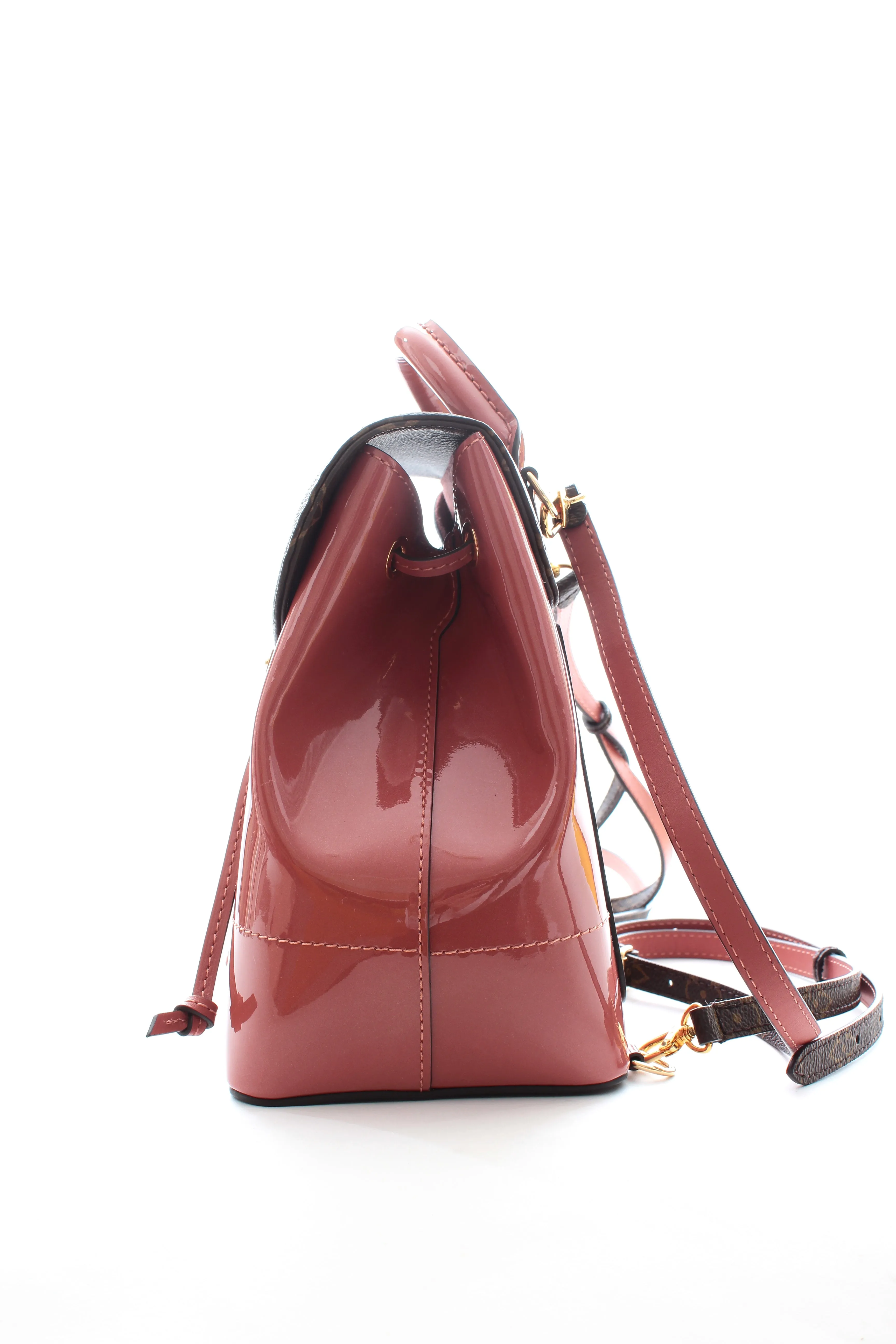 Louis Vuitton Hot Springs Patent Vernis and Monogram Canvas Backpack