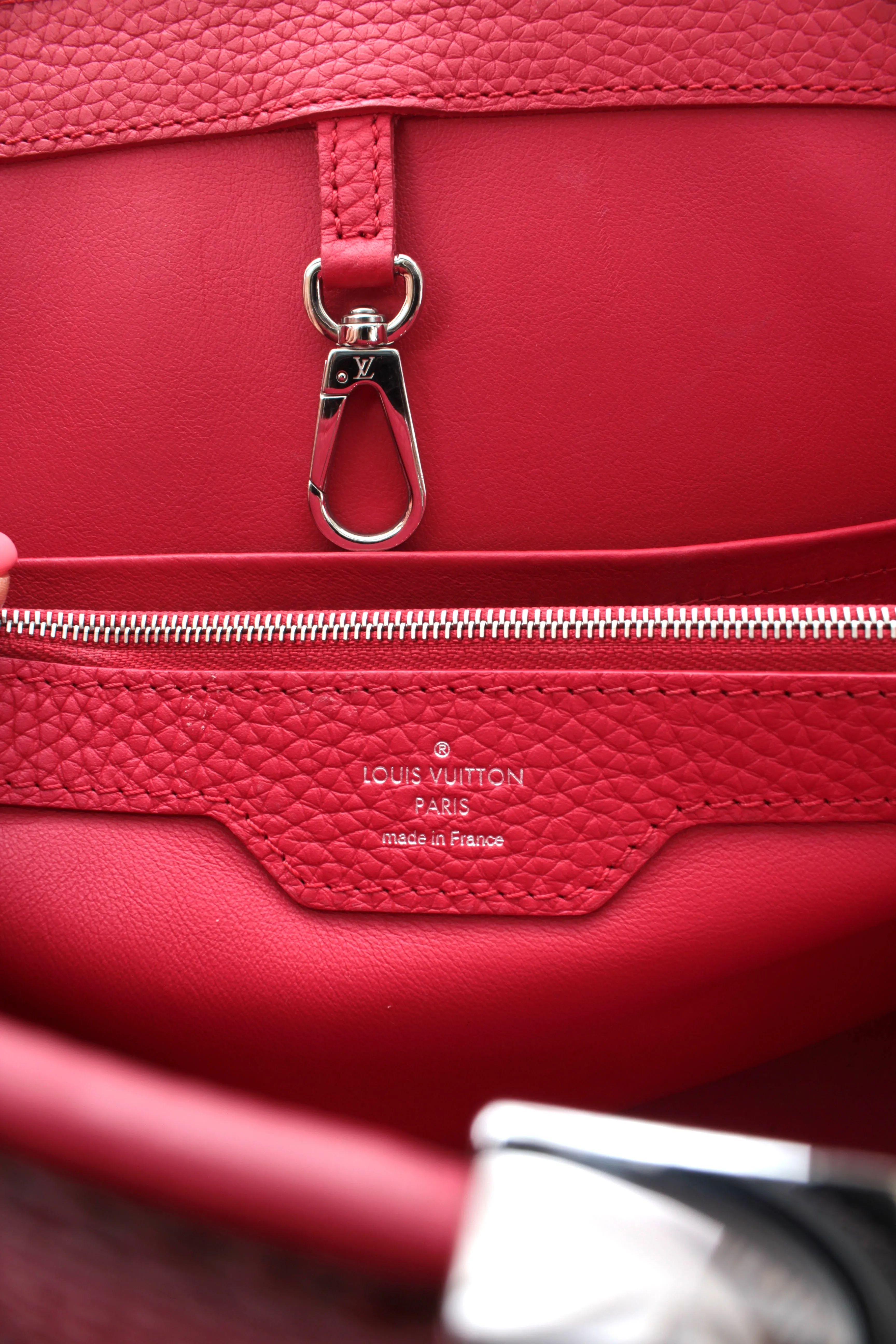 Louis Vuitton Limited Edition Capucines MM Leather and Python Bag