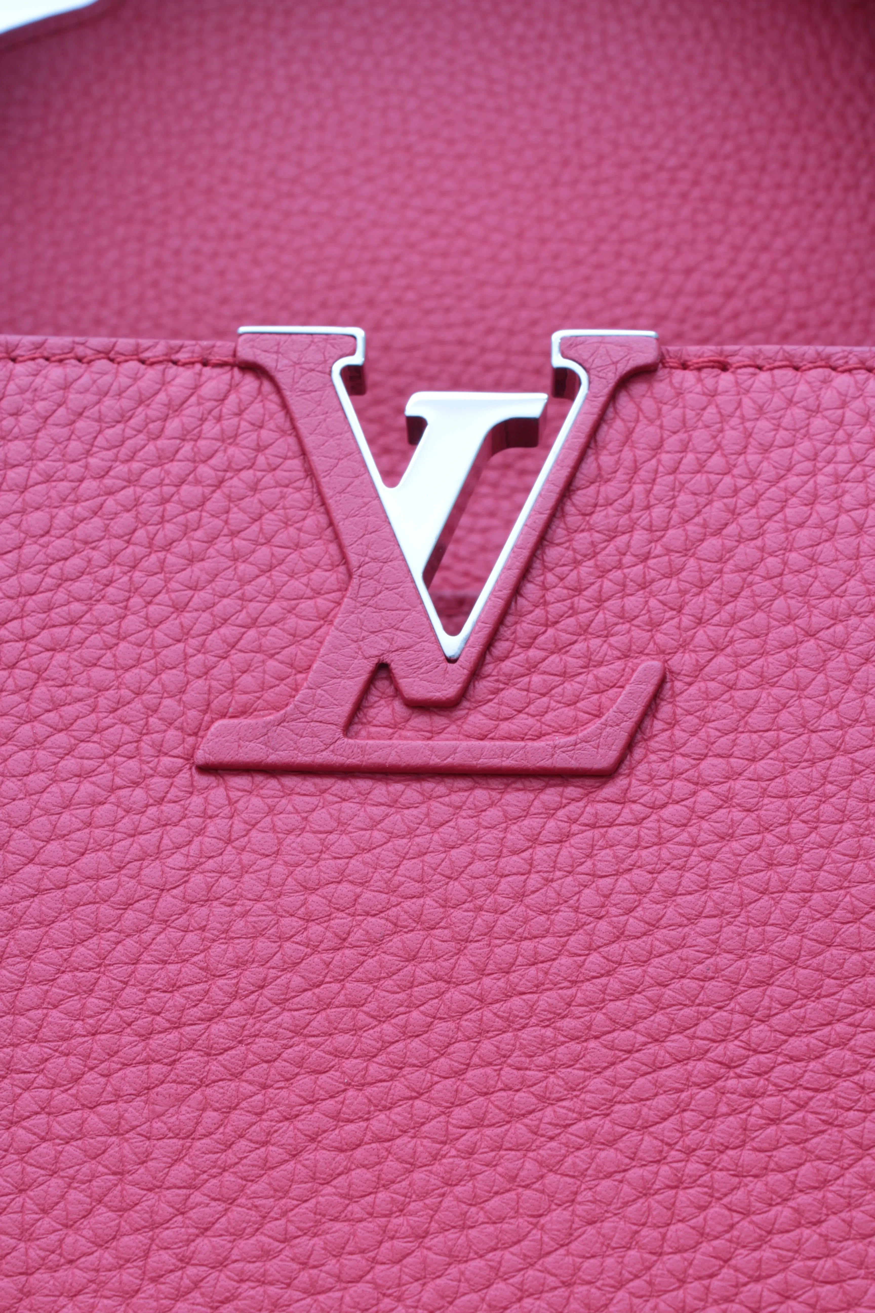 Louis Vuitton Limited Edition Capucines MM Leather and Python Bag