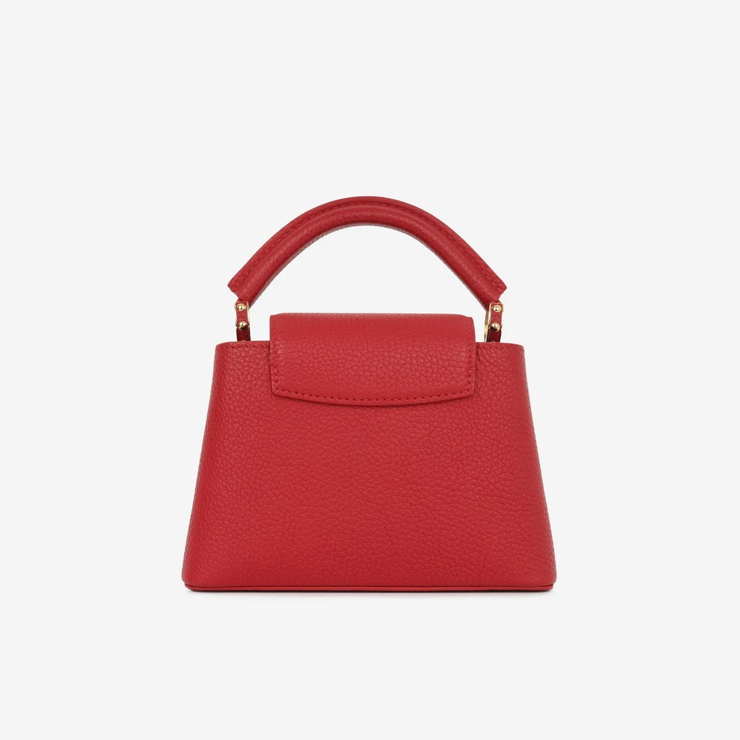 Louis Vuitton Louis Vuitton - Mini Capucines Bag - Red Taurillon Leather GHW - Pre-loved