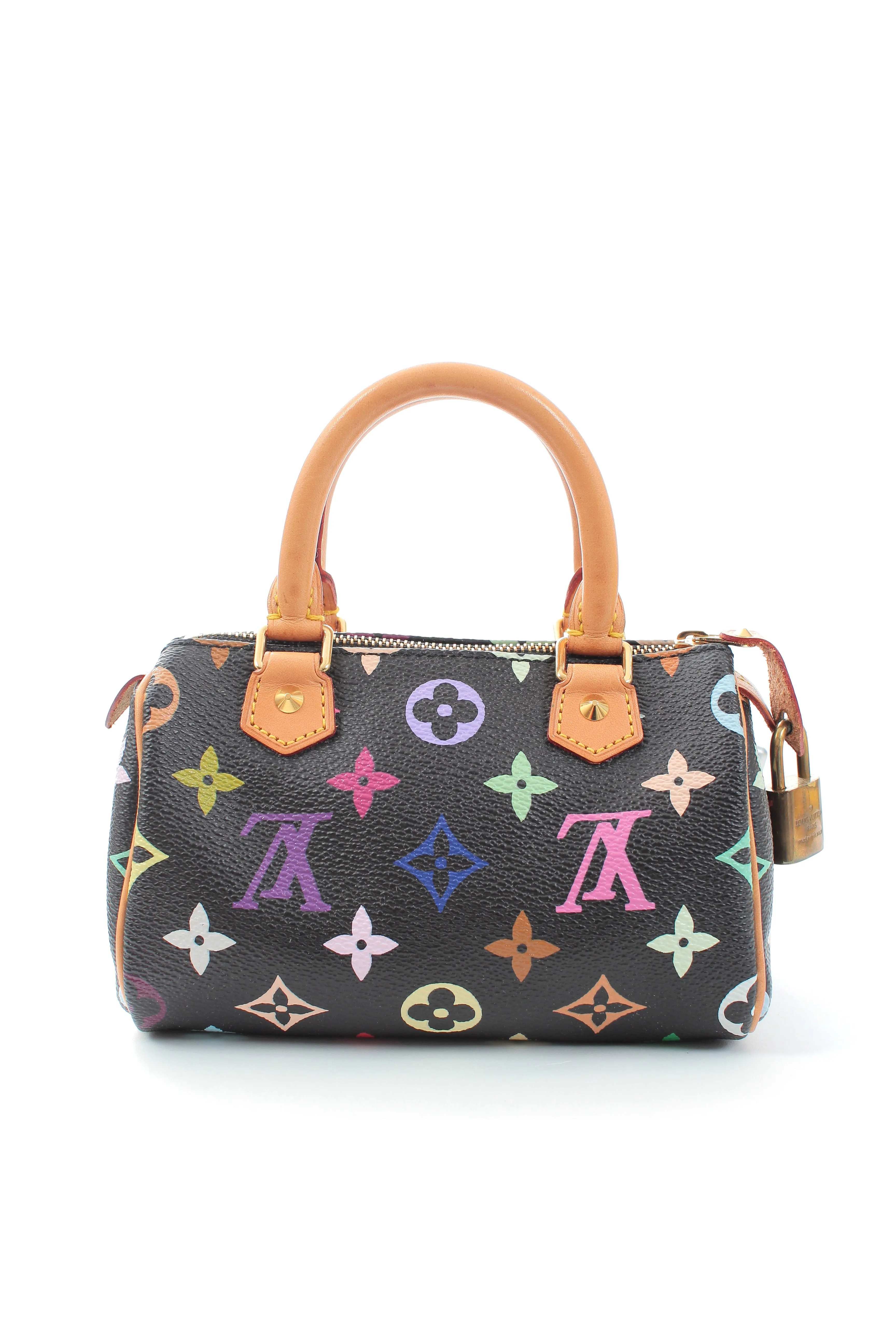 Louis Vuitton Mini Speedy / Mini HL Monogram Coated Canvas and Leather Bag