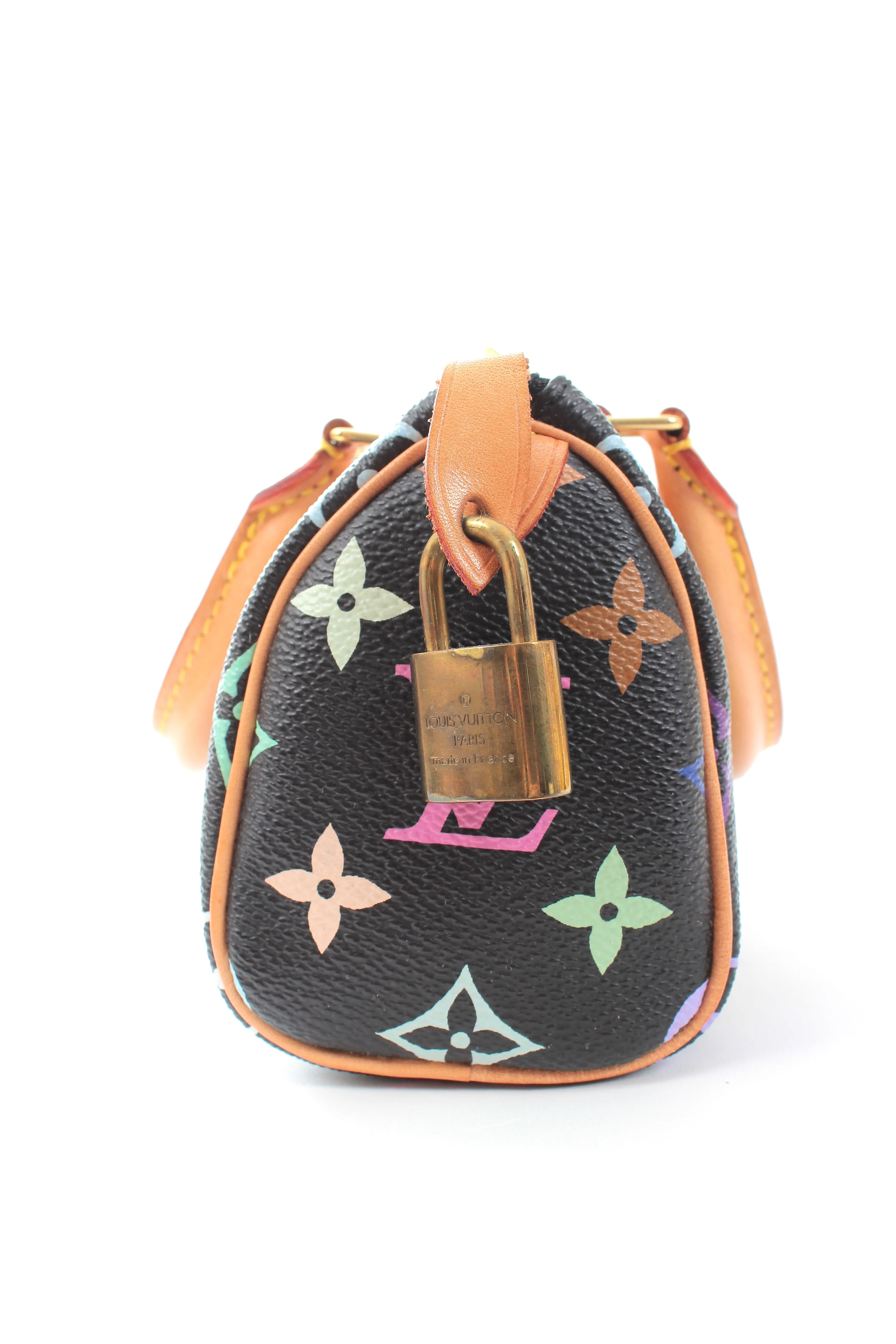 Louis Vuitton Mini Speedy / Mini HL Monogram Coated Canvas and Leather Bag