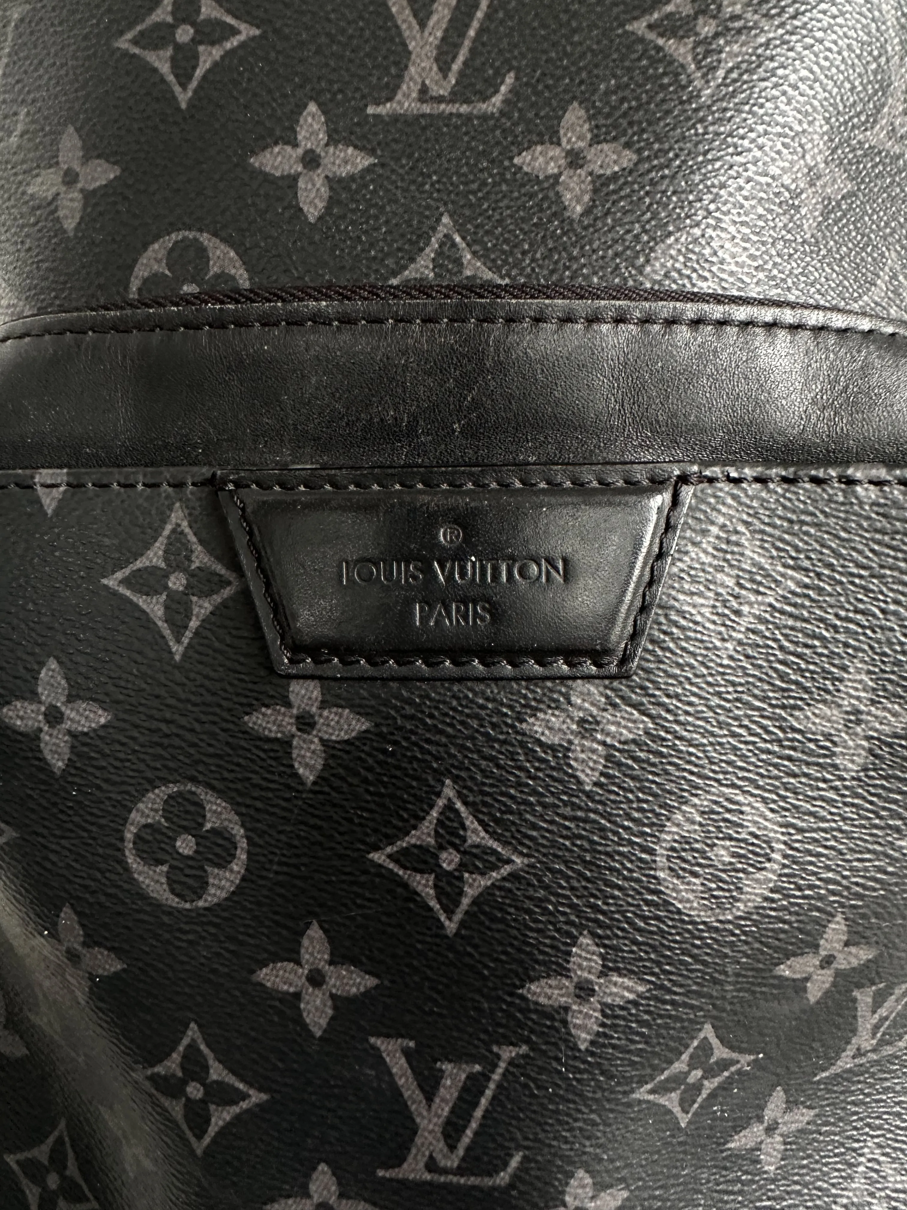 Louis Vuitton Monogram Eclipse Discovery backpack