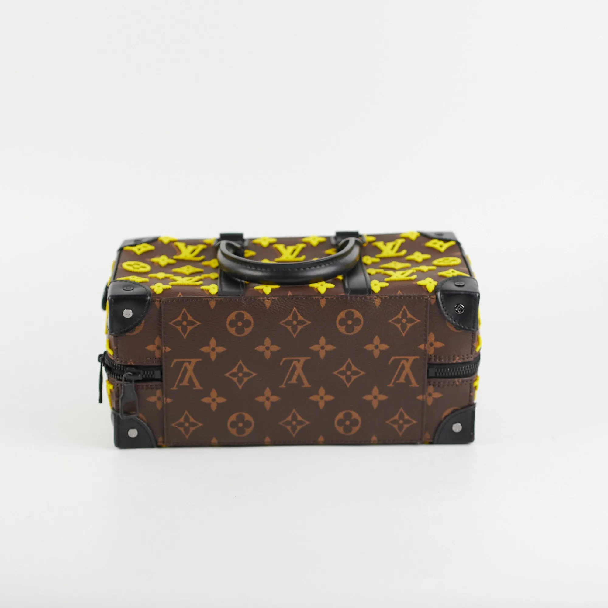 Louis Vuitton Monogram Taffetage Speedy Soft Trunk