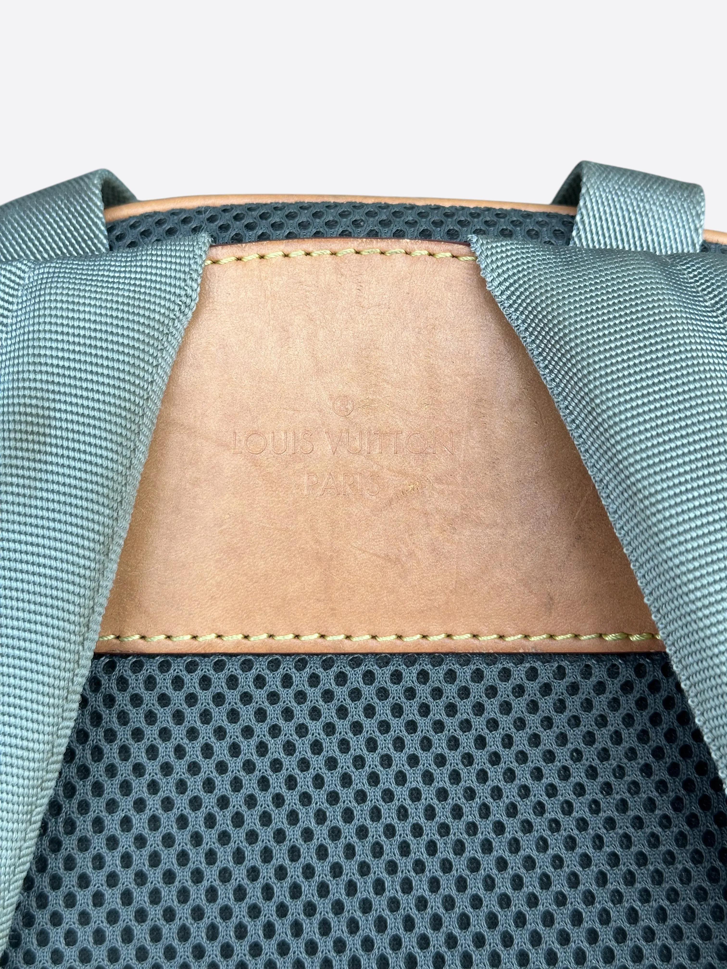 Louis Vuitton Silver Titanium Monogram Backpack