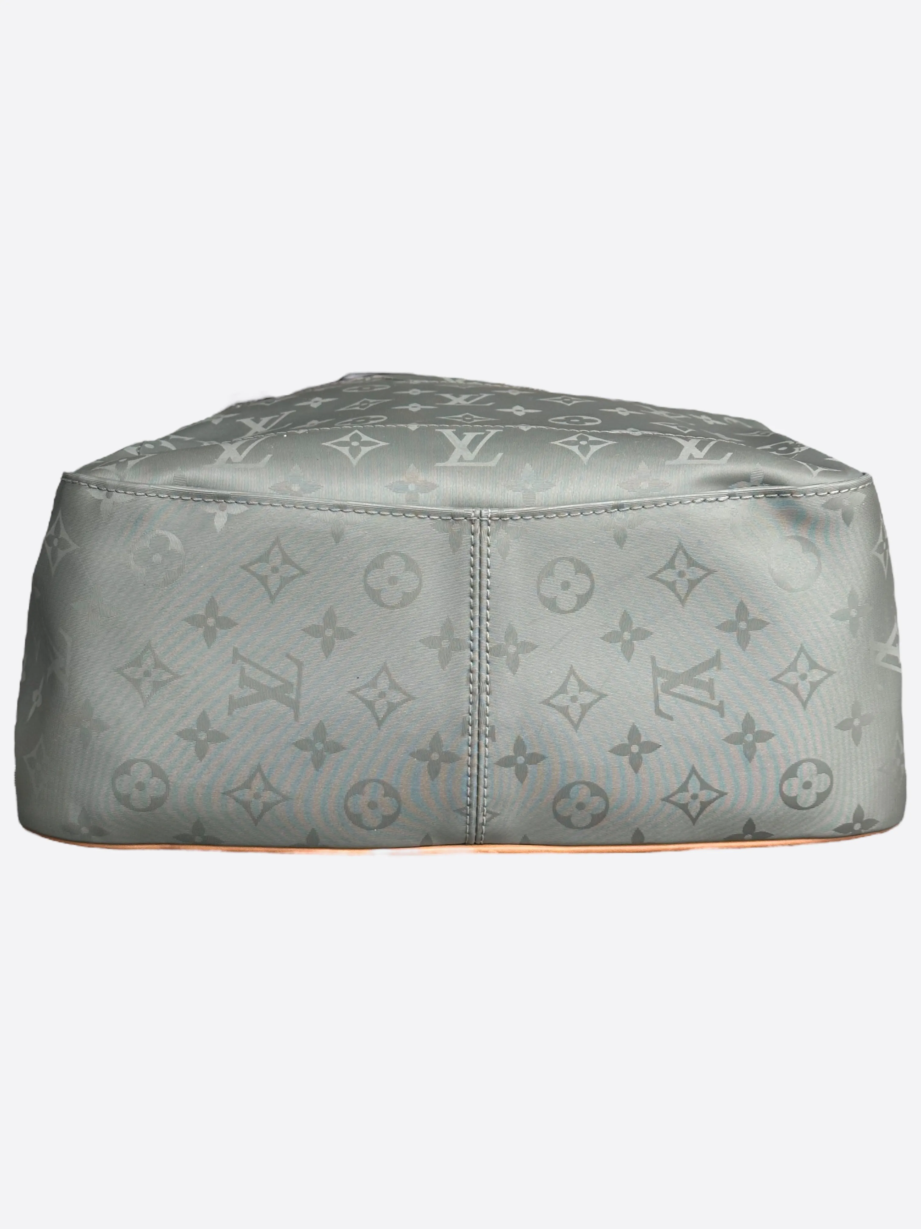 Louis Vuitton Silver Titanium Monogram Backpack