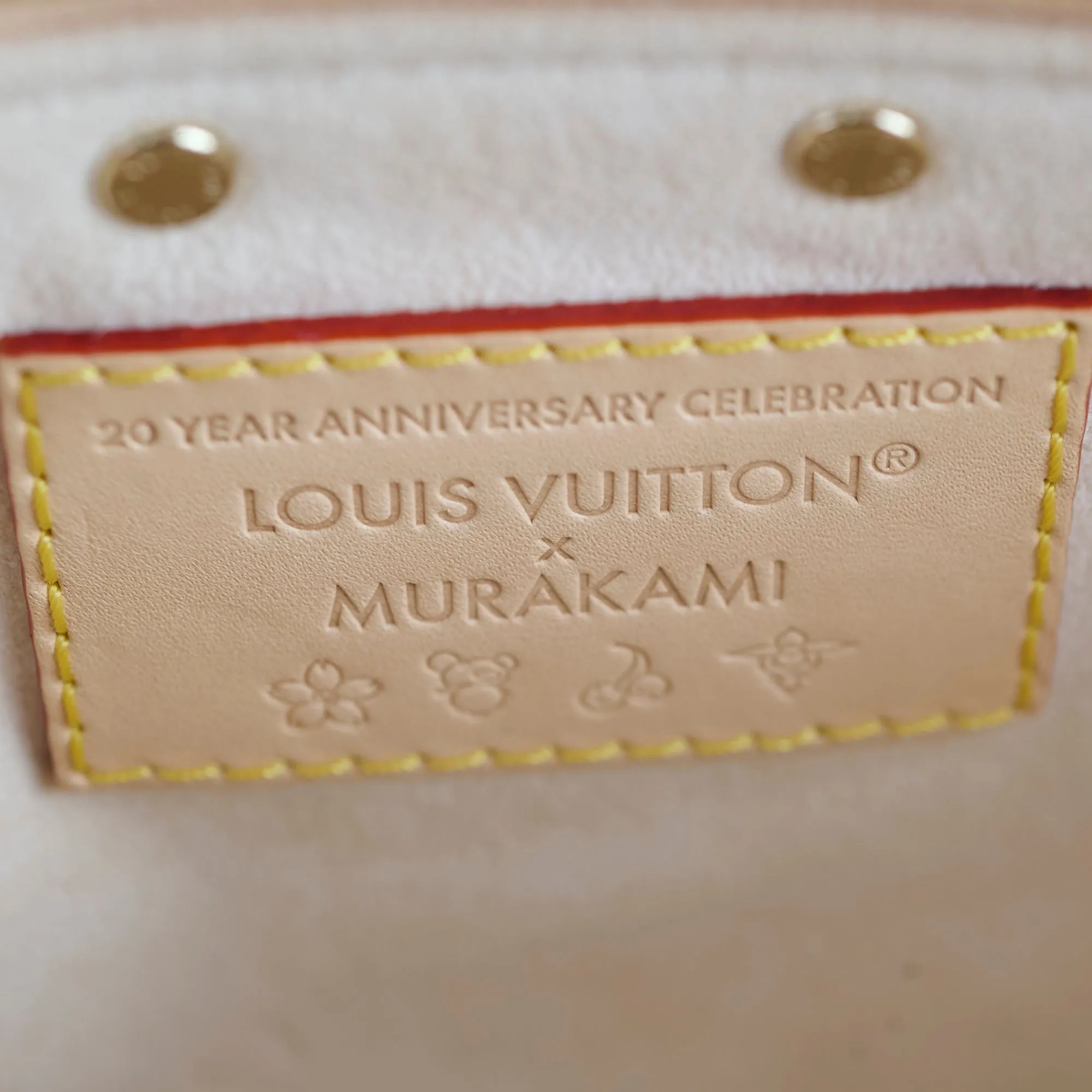 Louis Vuitton Takashi Murakami Pochette Accessories Multicolor white 2025 Apr