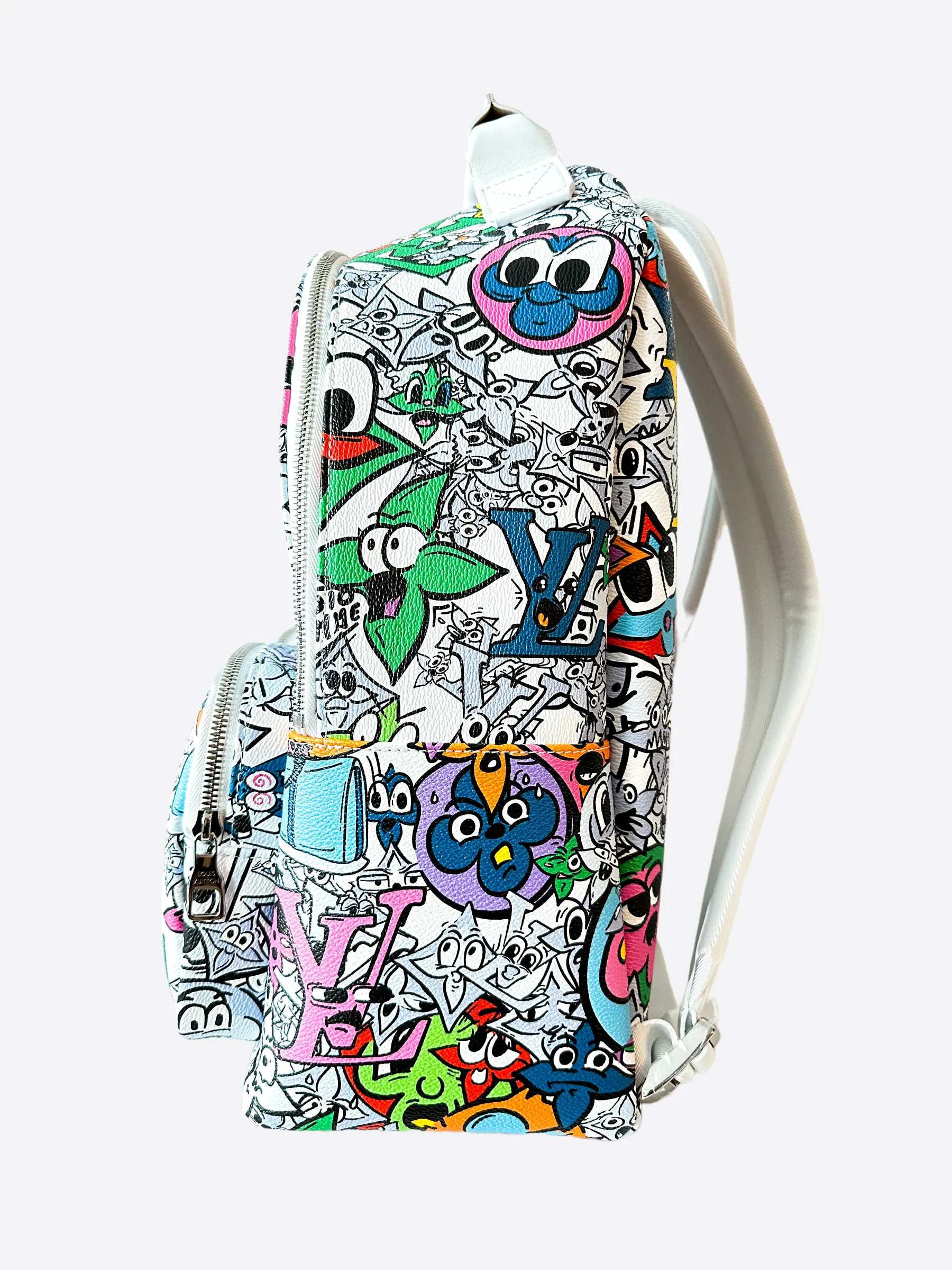Louis Vuitton White Comic Monogram Multipocket Backpack