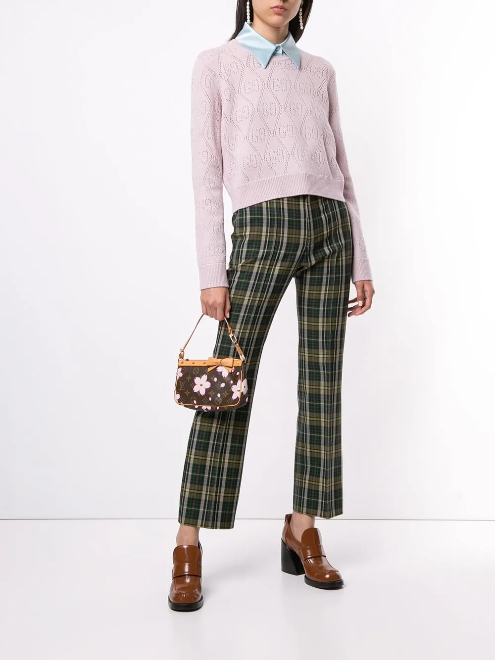Louis Vuitton x Takashi Murakami Cherry Blossom Monogram Shoulder Bag