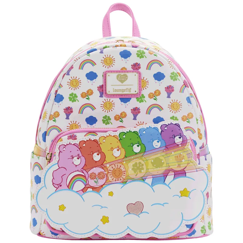 Loungefly x Care Bears Rainbow Stare Mini luxury backpacks at outlet prices