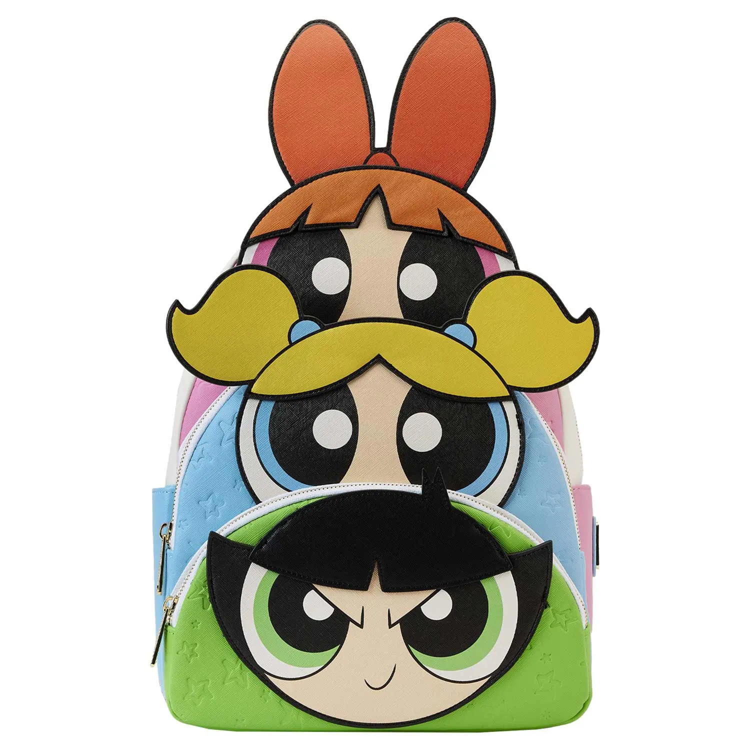 Loungefly x Cartoon Network Powerpuff Girls Triple Pocket Mini luxury backpacks at outlet prices