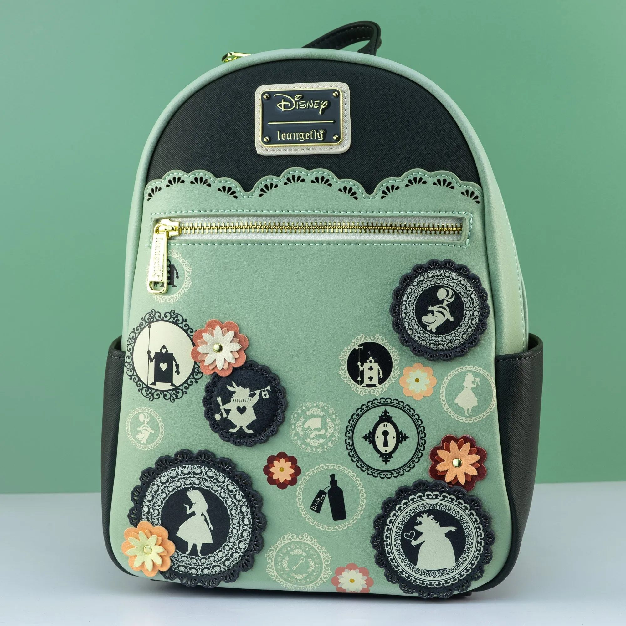 Loungefly x Disney Alice in Wonderland Character Silhouettes Mini luxury backpacks at outlet prices