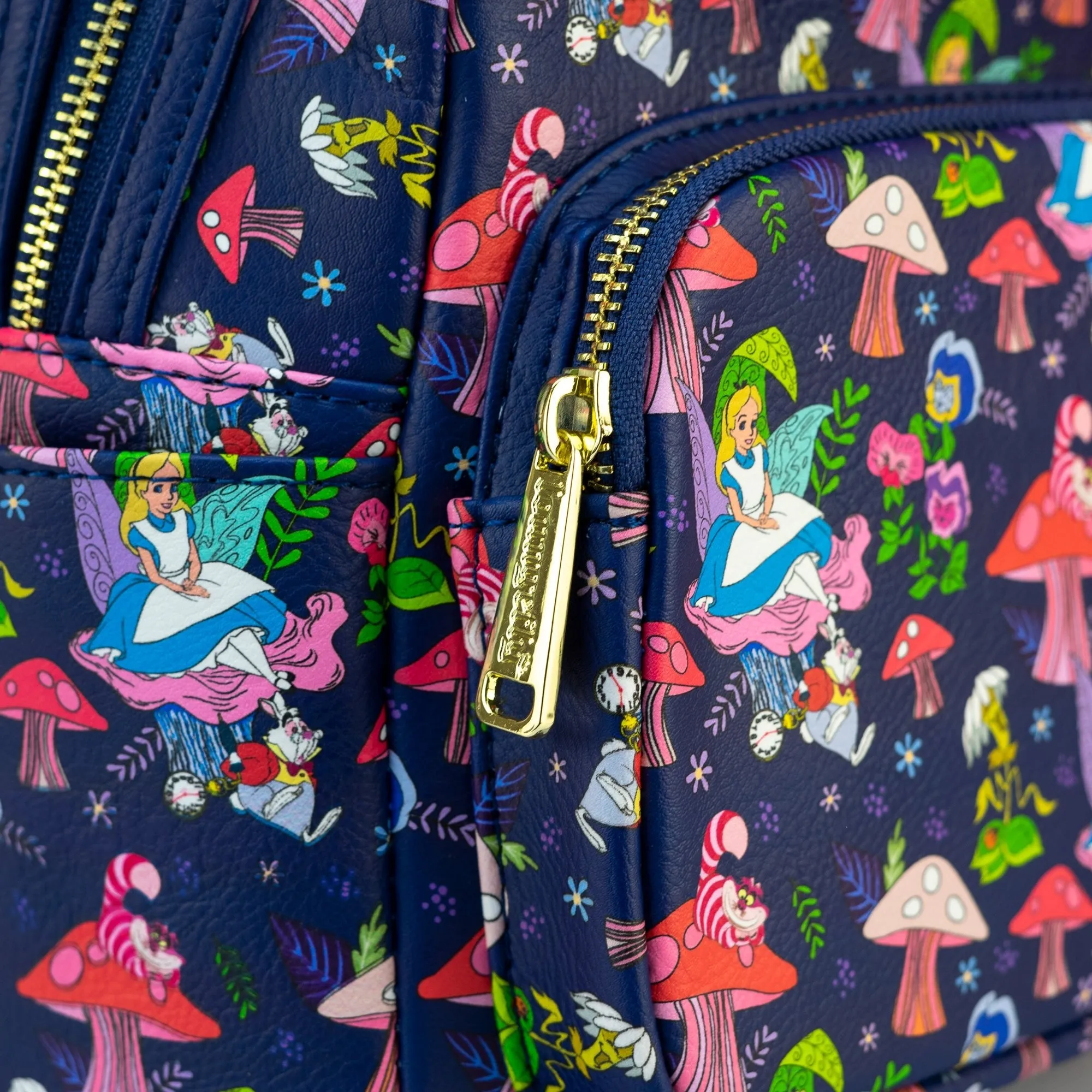 Loungefly x Disney Alice in Wonderland Characters AOP Mini Backpack (CC)
