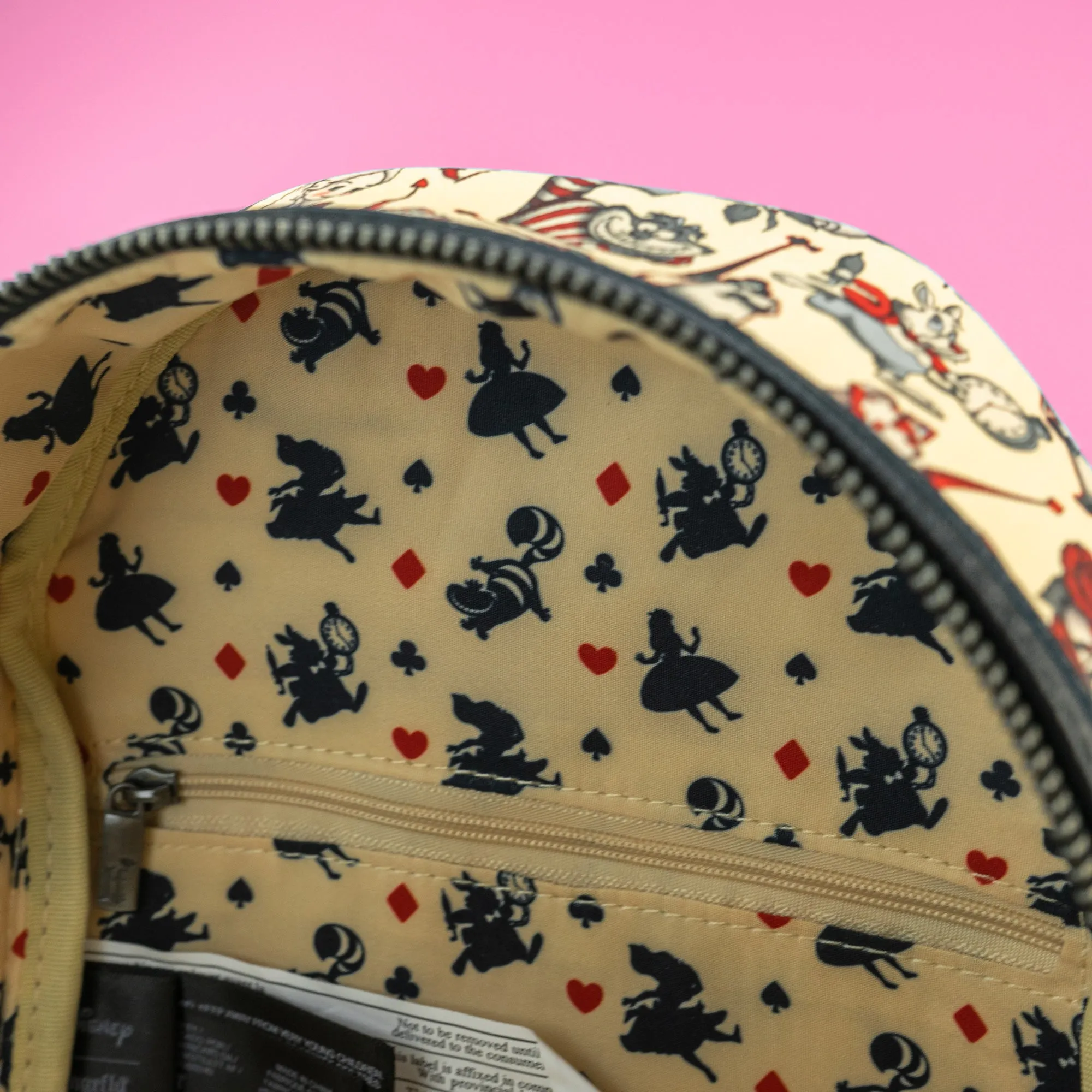 Loungefly x Disney Alice in Wonderland Tattoo Mini Backpack
