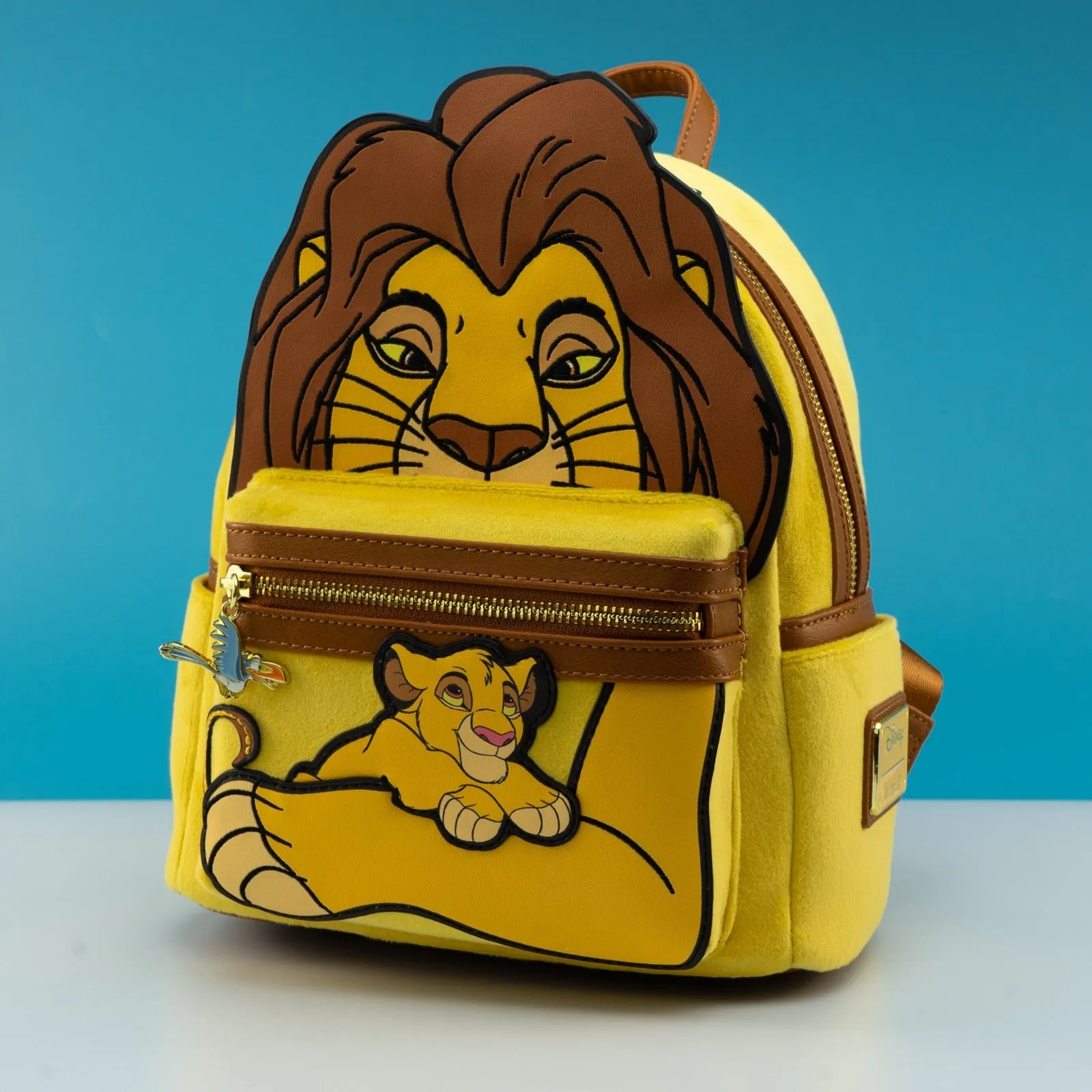 Loungefly x Disney Lion King Mufasa and Simba Cosplay Mini luxury backpacks at outlet prices