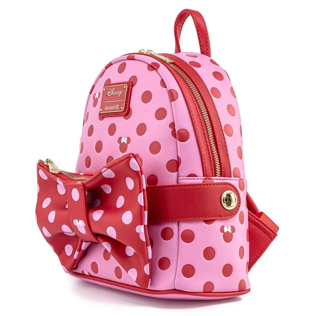 Loungefly x Disney Minnie Mouse 2 in 1 Mini luxury backpacks at outlet prices/Waist Pack