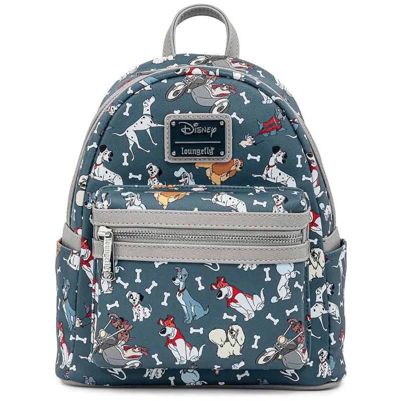 Loungefly x Disney The Dogs of Disney AOP Mini luxury backpacks at outlet prices