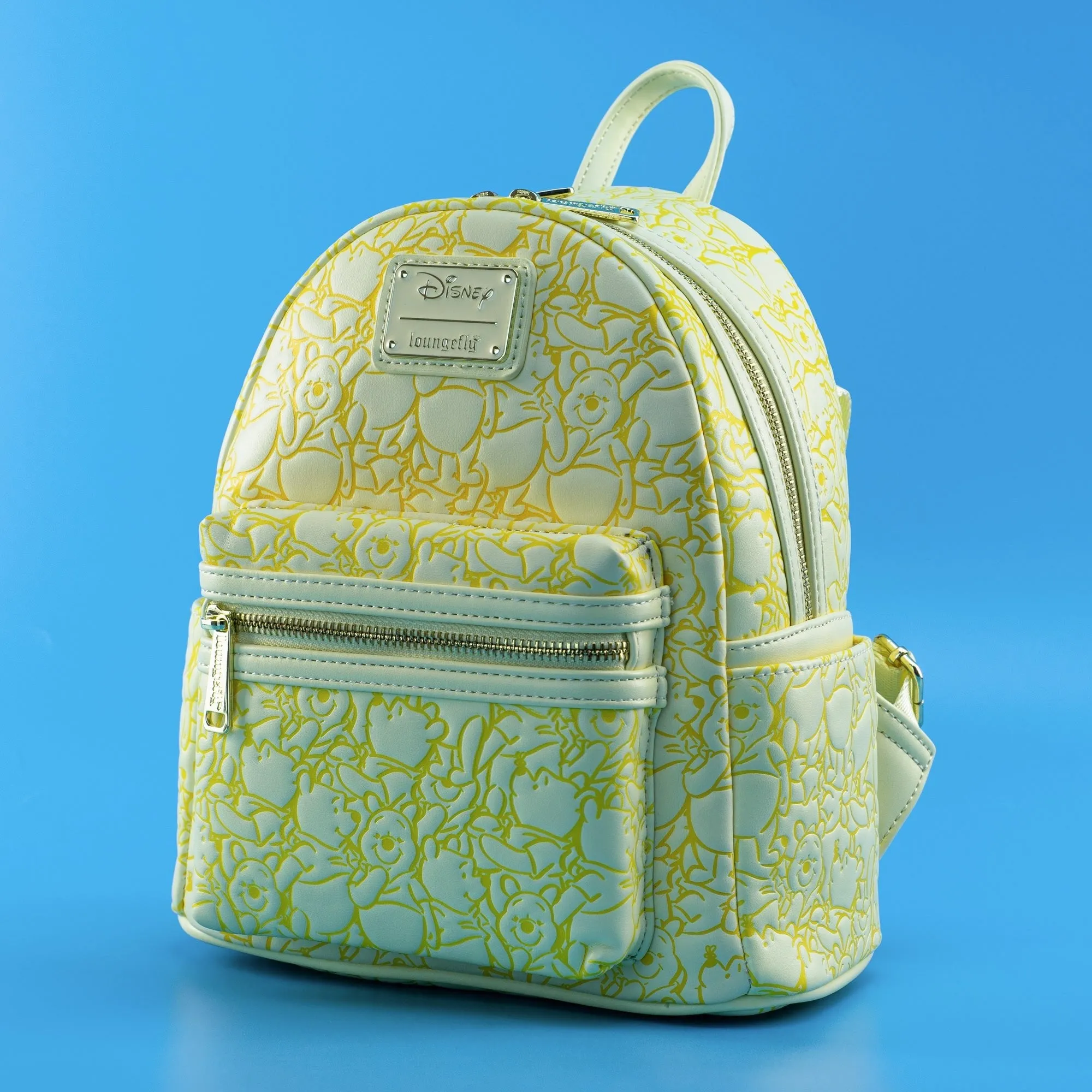 Loungefly x Disney Winnie the Pooh Embossed Poses Mini luxury backpacks at outlet prices