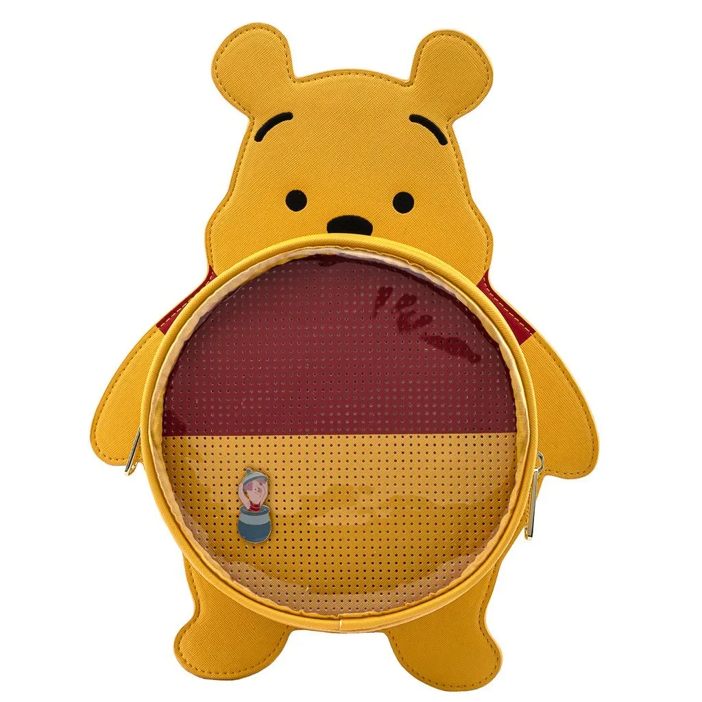 Loungefly x Disney Winnie the Pooh Pin Trader luxury backpacks at outlet prices