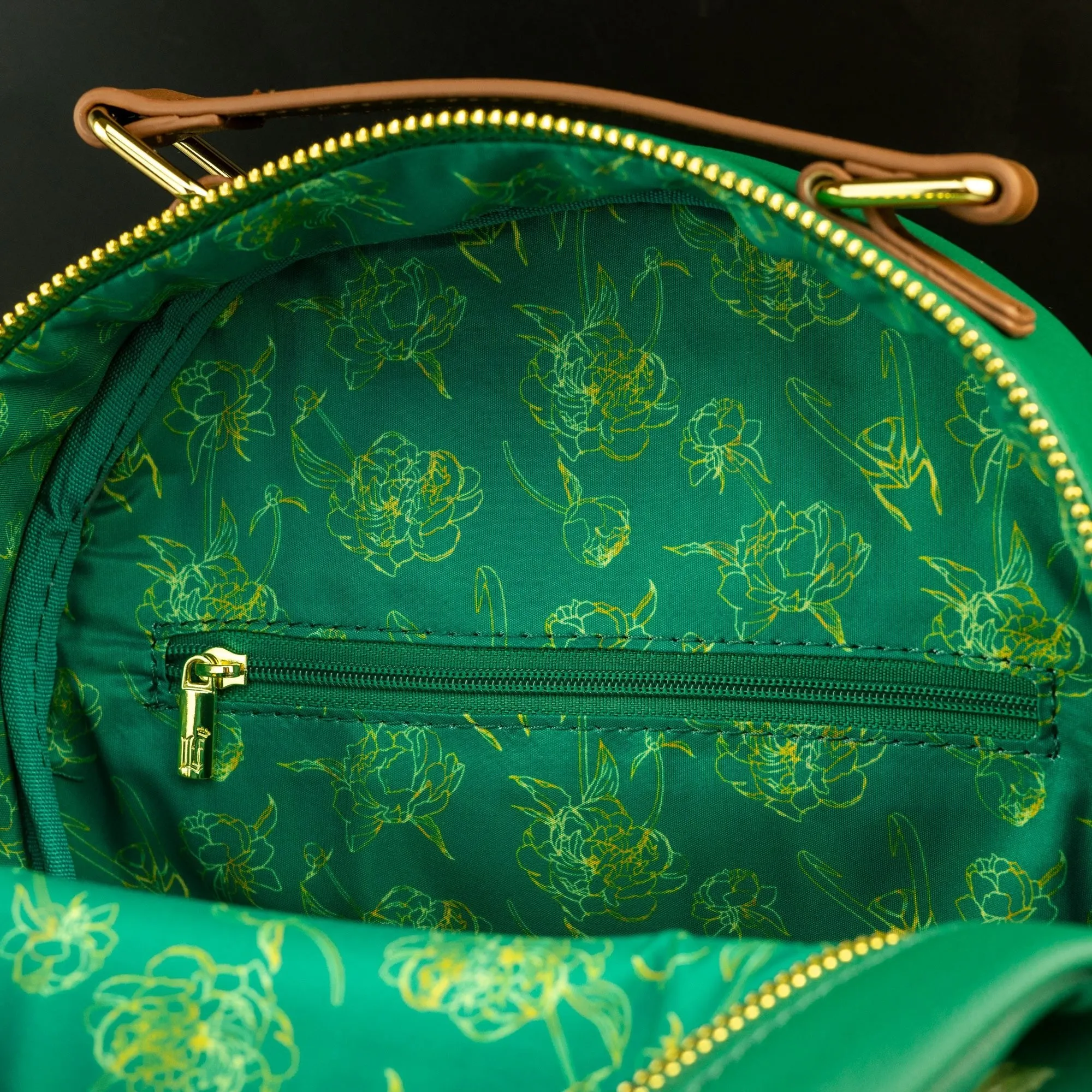 Loungefly x Marvel Floral Loki Mini Backpack