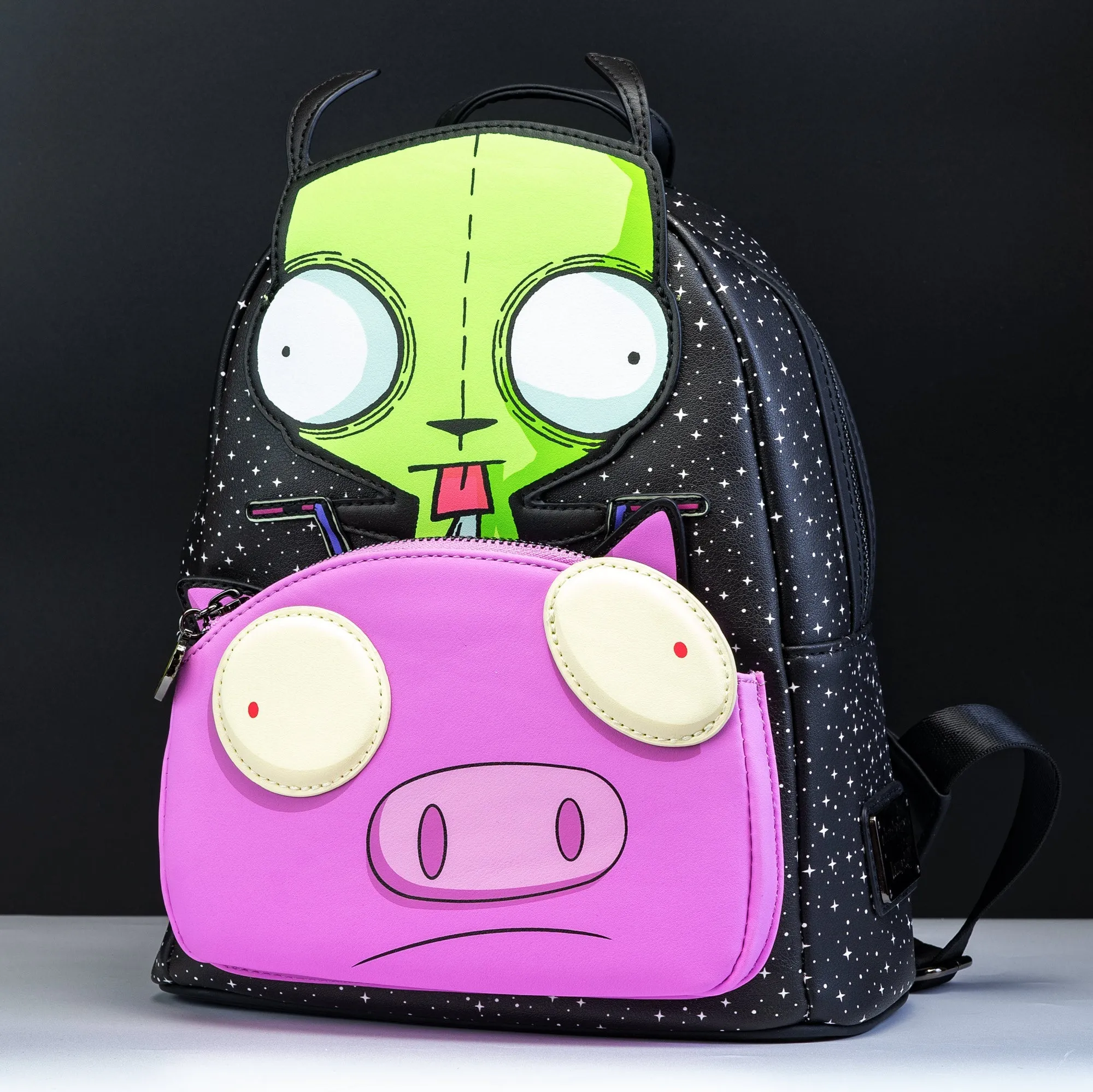 Loungefly x Nickelodeon Invader Zim Gir Pig Bee Doom Mini luxury backpacks at outlet prices
