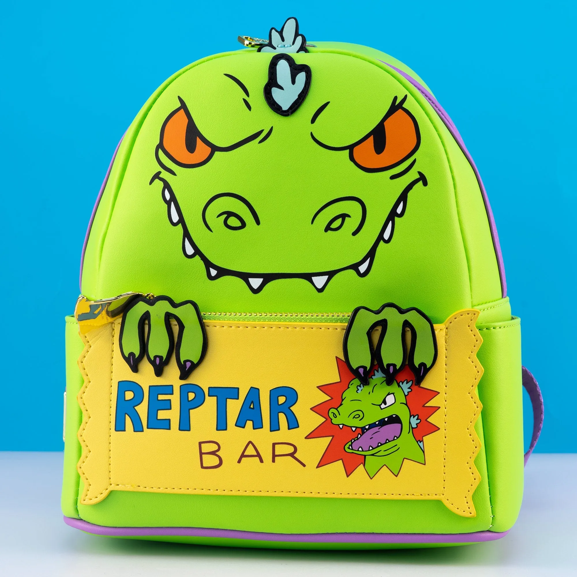 Loungefly x Nickelodeon Rugrats Reptar Cosplay Mini luxury backpacks at outlet prices