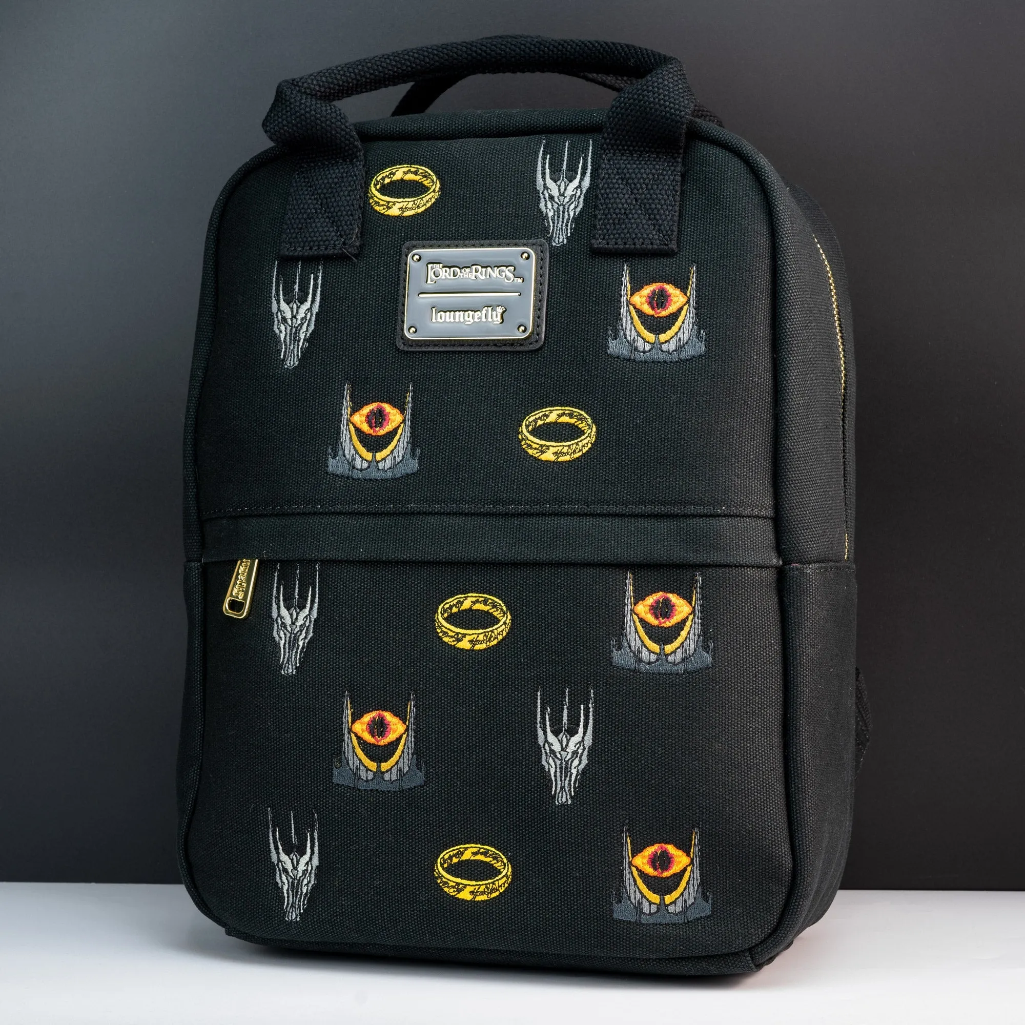 Loungefly x The Lord of the Rings Sauron Canvas luxury backpacks at outlet prices