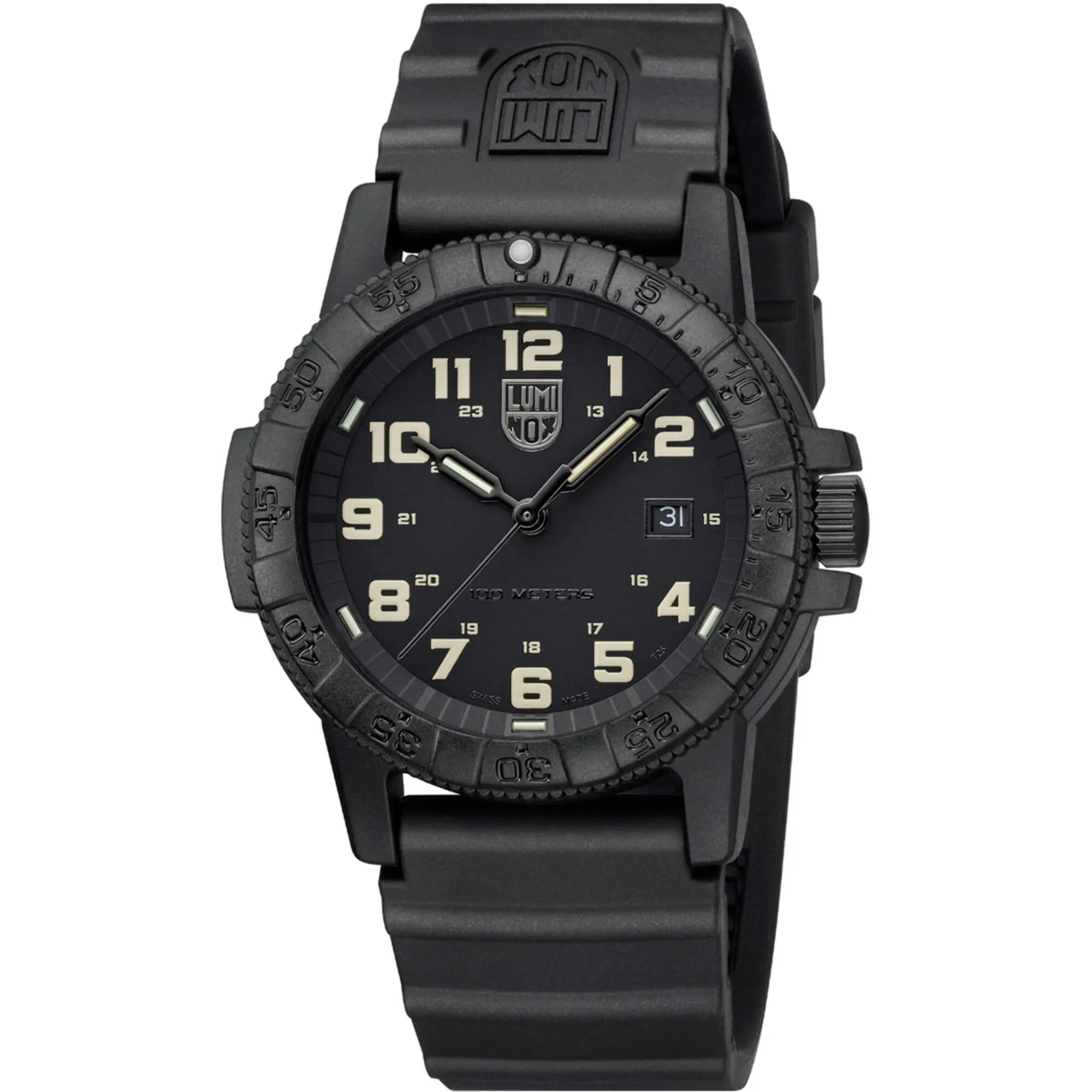 Luminox Men's Watch - Leatherback Sea Turtle Giant Black Dial Rubber Strap | XS.0330 