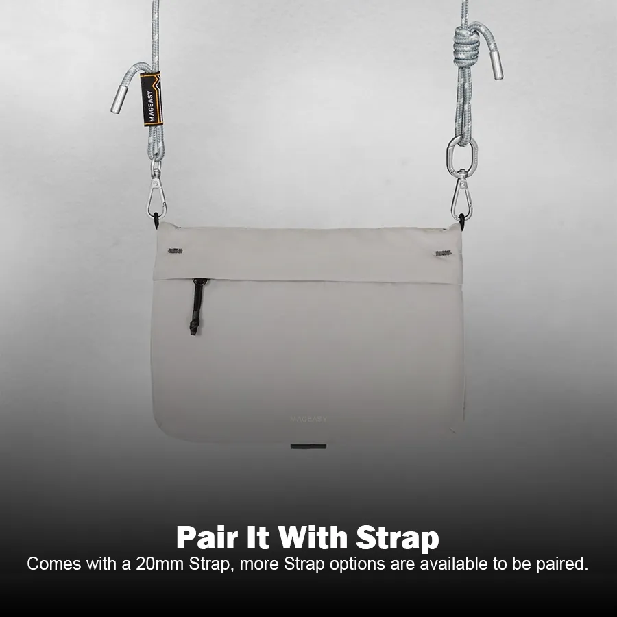Mageasy 2l Sacoche Utility Crossbody Bag   20mm Strap