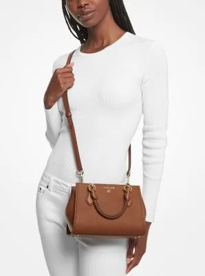 Marilyn Small Saffiano Leather Crossbody Bag