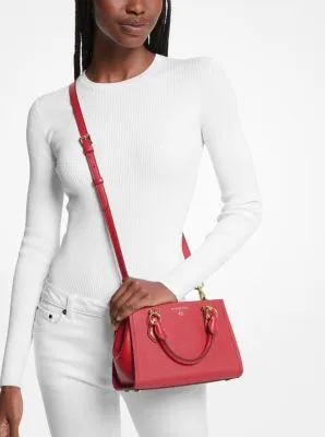 Marilyn Small Saffiano Leather Crossbody Bag