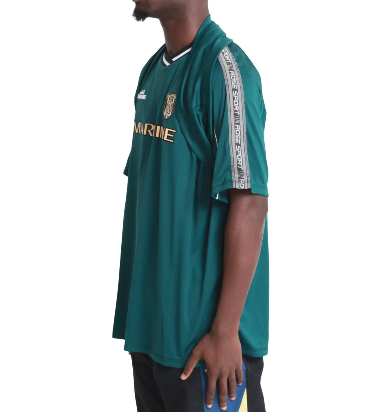 Martine Rose Celebration Football Top Green