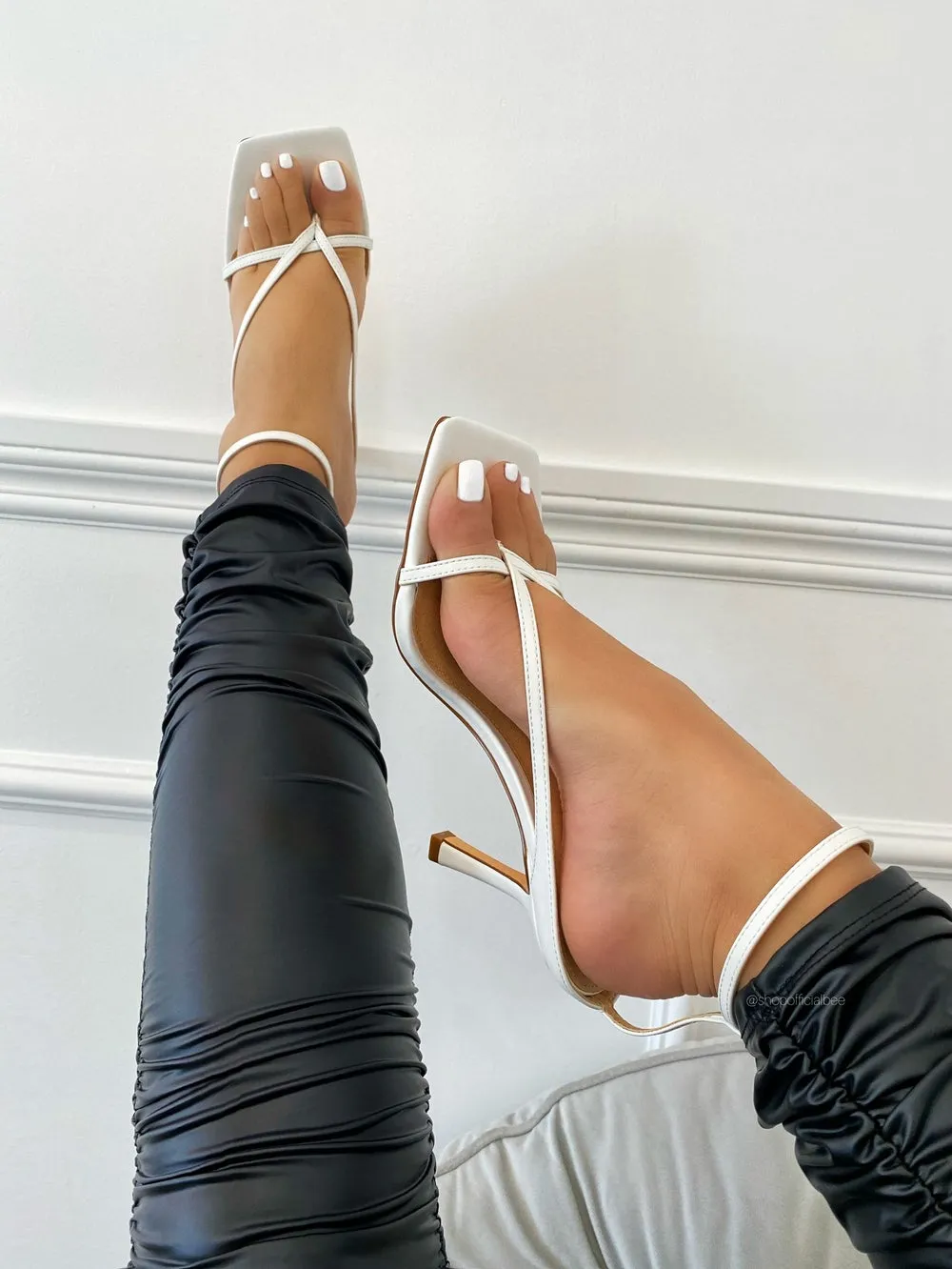 Meela Heels - White