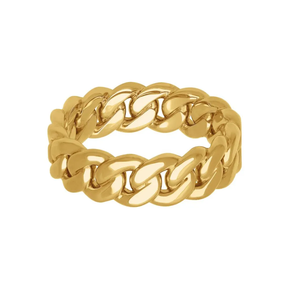 Mens 7mm Cuban Link Band 