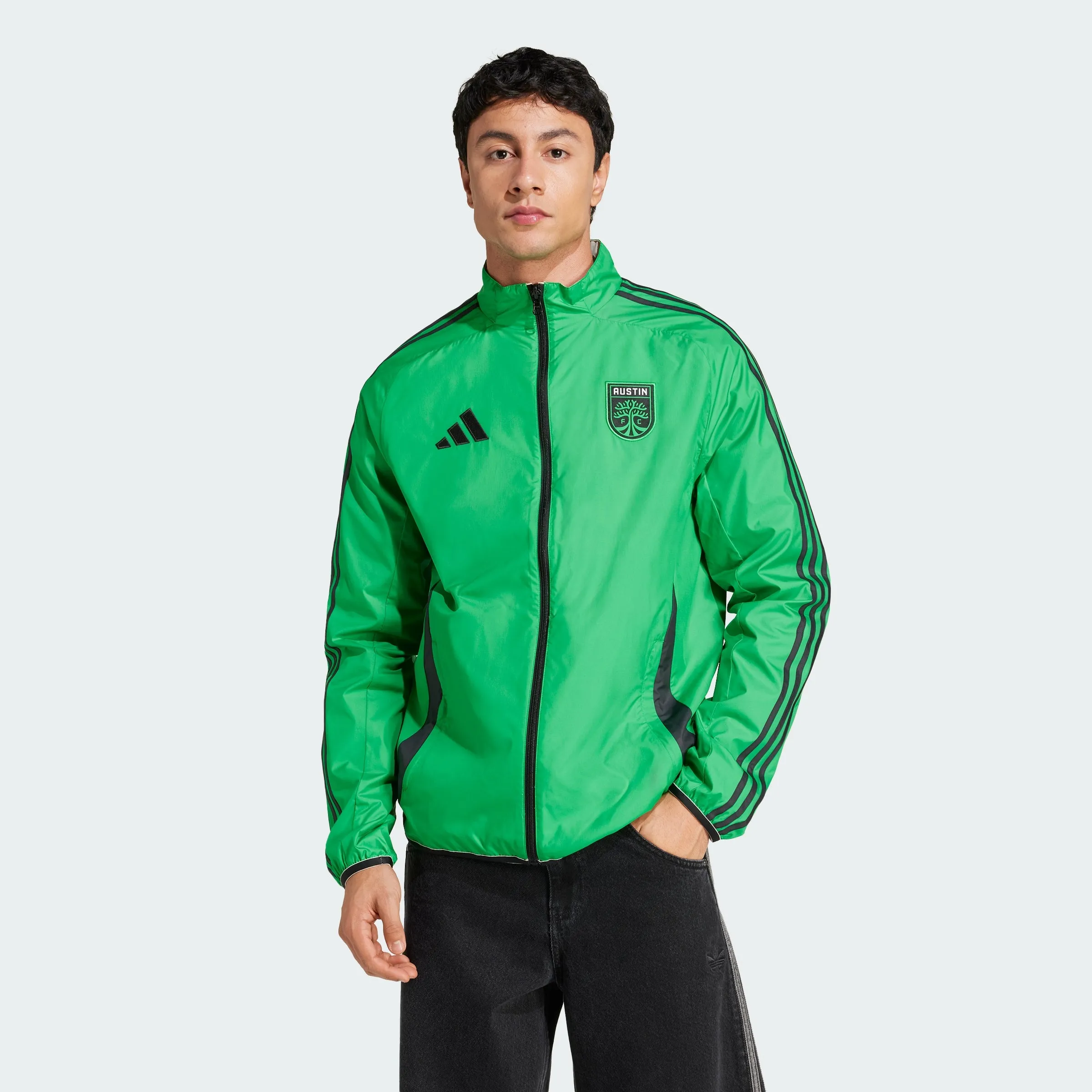 Men's adidas Austin FC Reversible Anthem Jacket