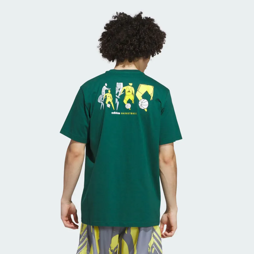 Men's adidas Hoops for All Graphic Tee
