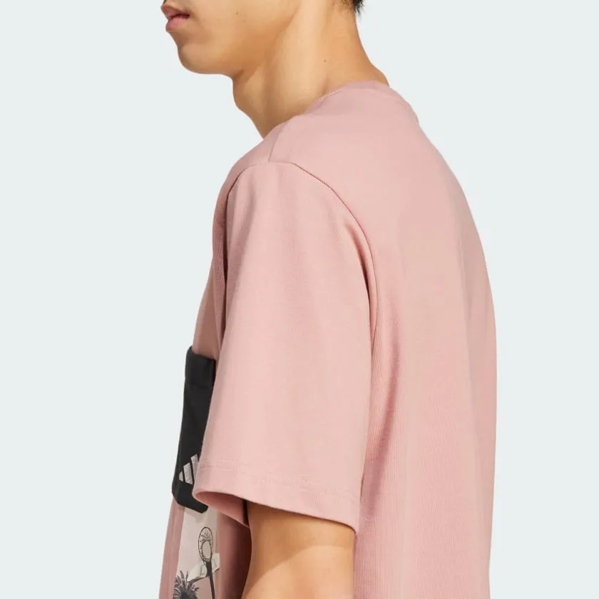 Men's adidas Lens Elevated Pocket Graphic Tee