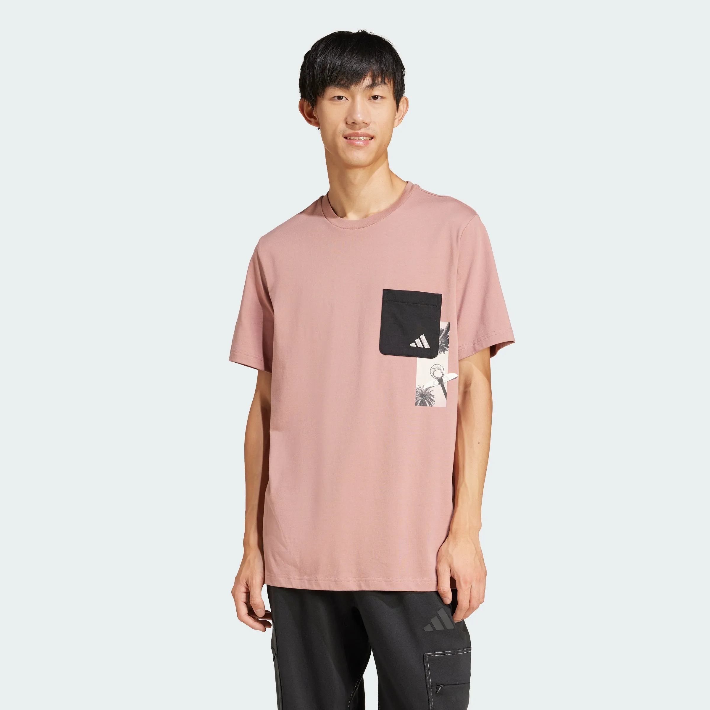 Men's adidas Lens Elevated Pocket Graphic Tee