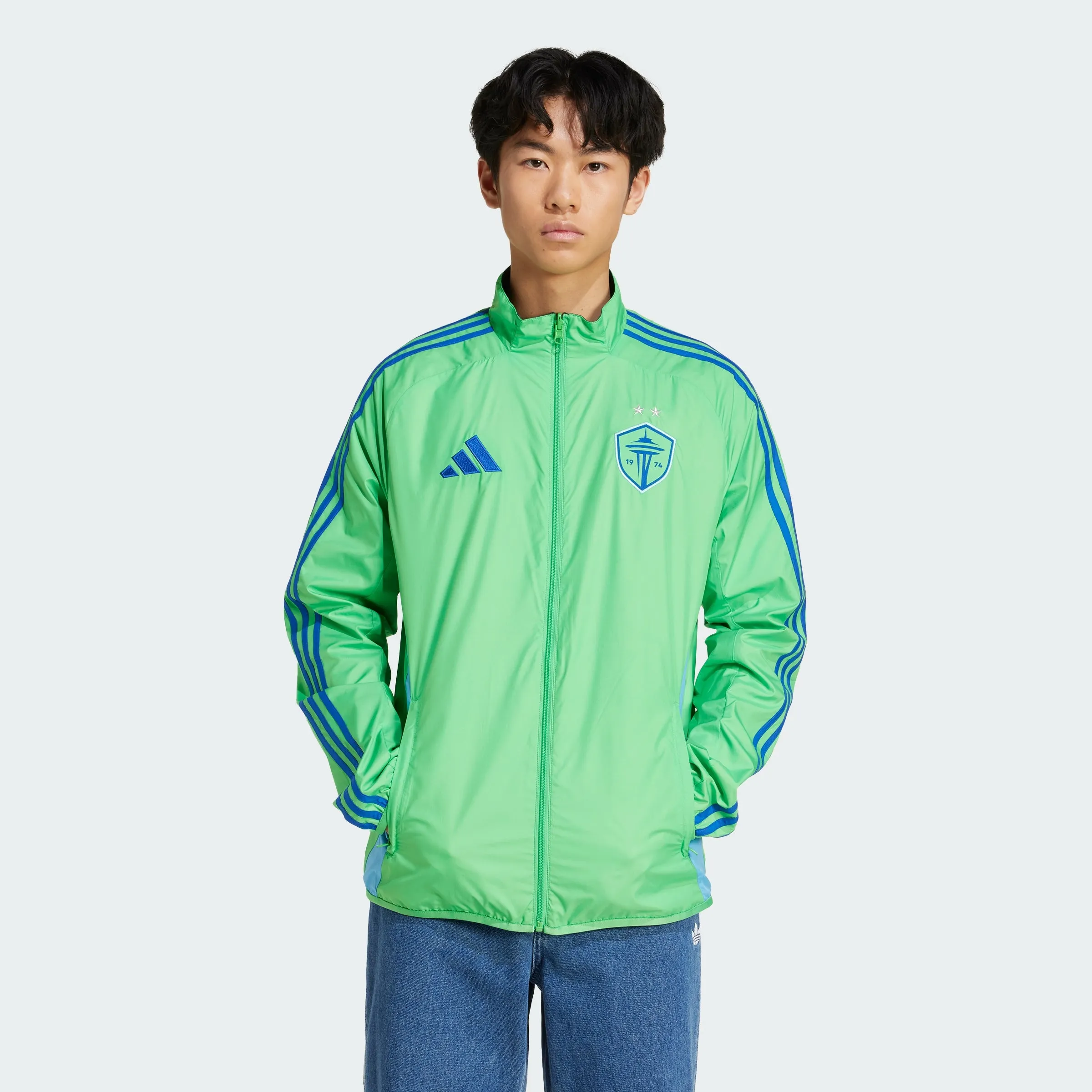 Men's adidas Seattle Sounders FC Reversible Anthem Jacket