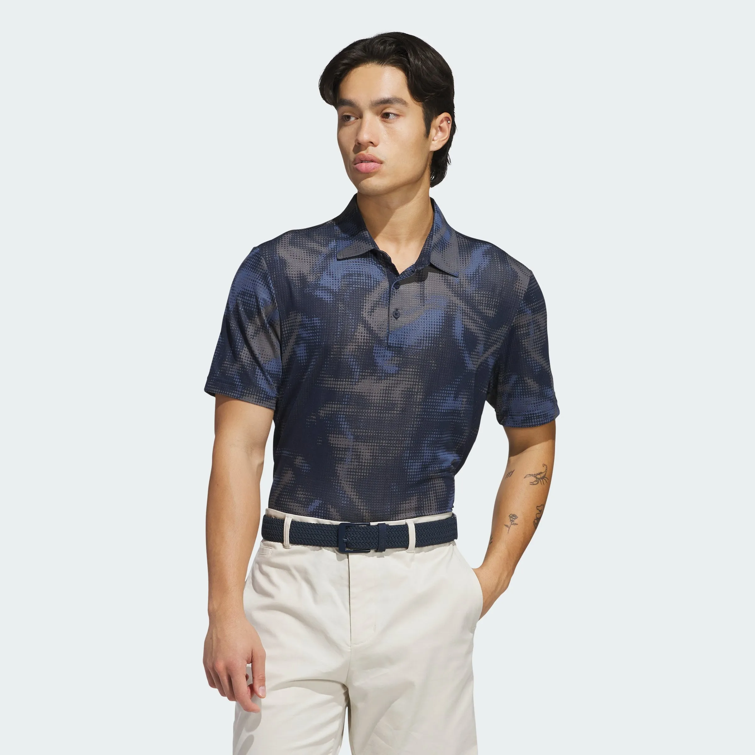 Men's adidas Ultimate365 Printed Mesh Polo Shirt
