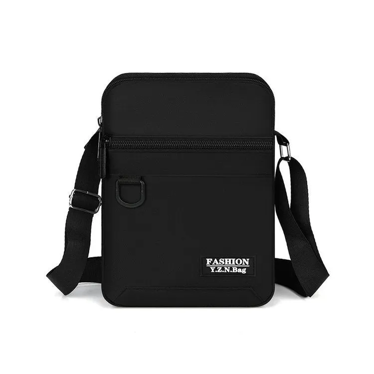 Men's new shoulder bag solid color