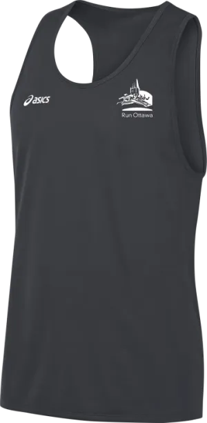 Débardeur Rival II de la marque Men's Run Ottawa - Gris acier asics Vêtements