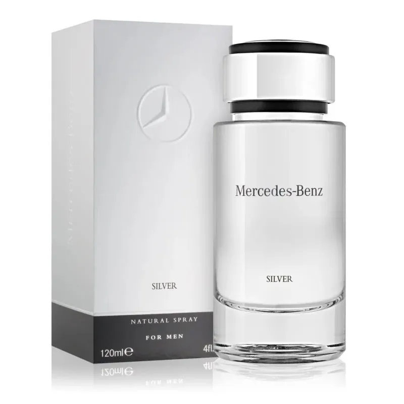 Mercedes Benz Silver 4.0 oz EDT for men premium-eau-de-toilette-men