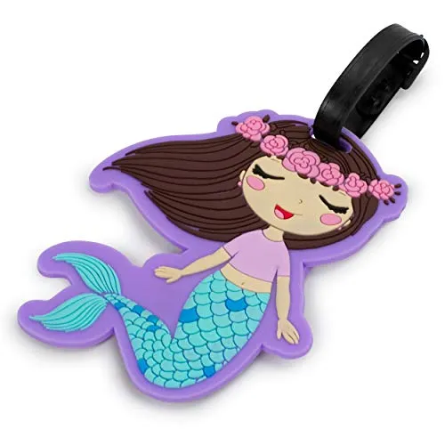 Miami CarryOn Novelty Collection Luggage ID Tags (2-Piece) (Mermaid) mega luggage savings